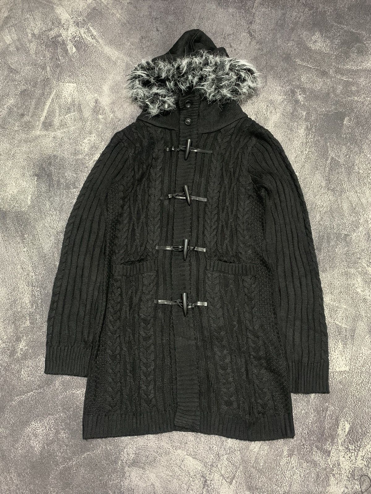 semanticdesign Fur knitwear woll sematicdesign japan Size US M / EU 48-50 / 2 - 1 Thumbnail