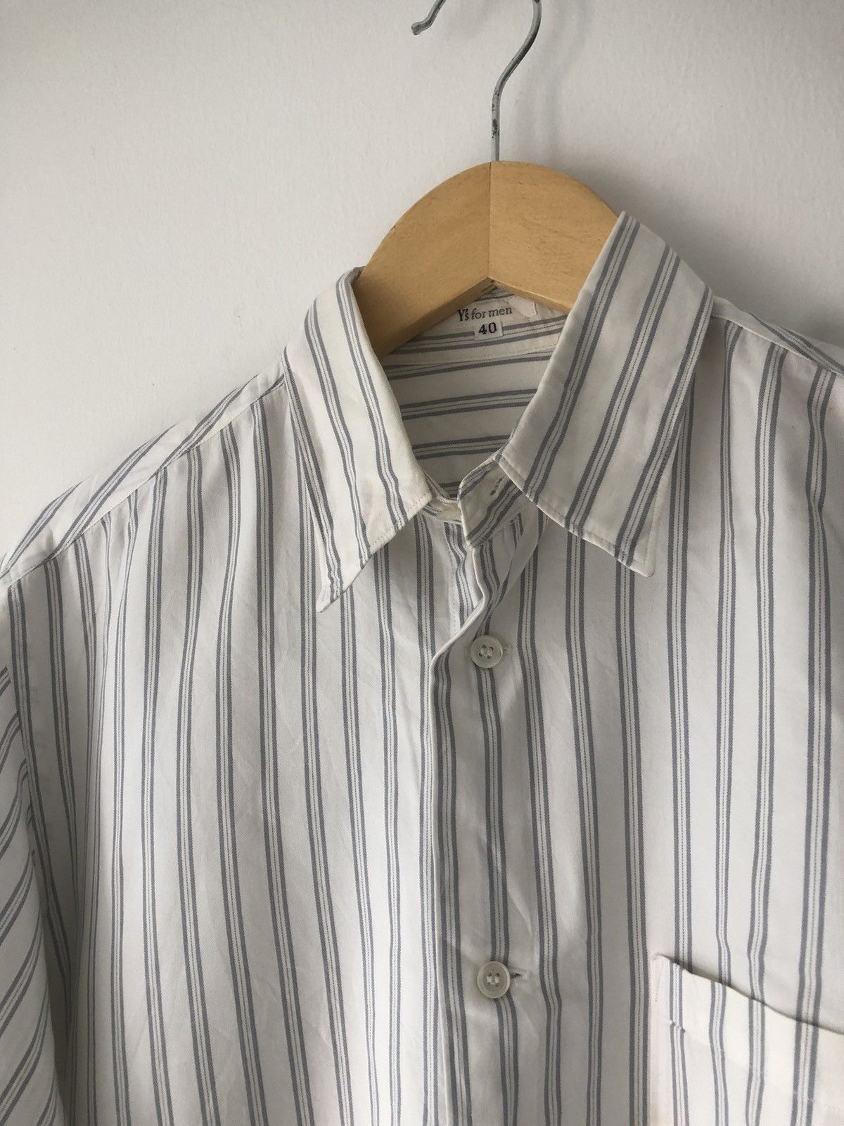 Yohji Yamamoto Stripes oxford Size US M / EU 48-50 / 2 - 2 Thumbnail