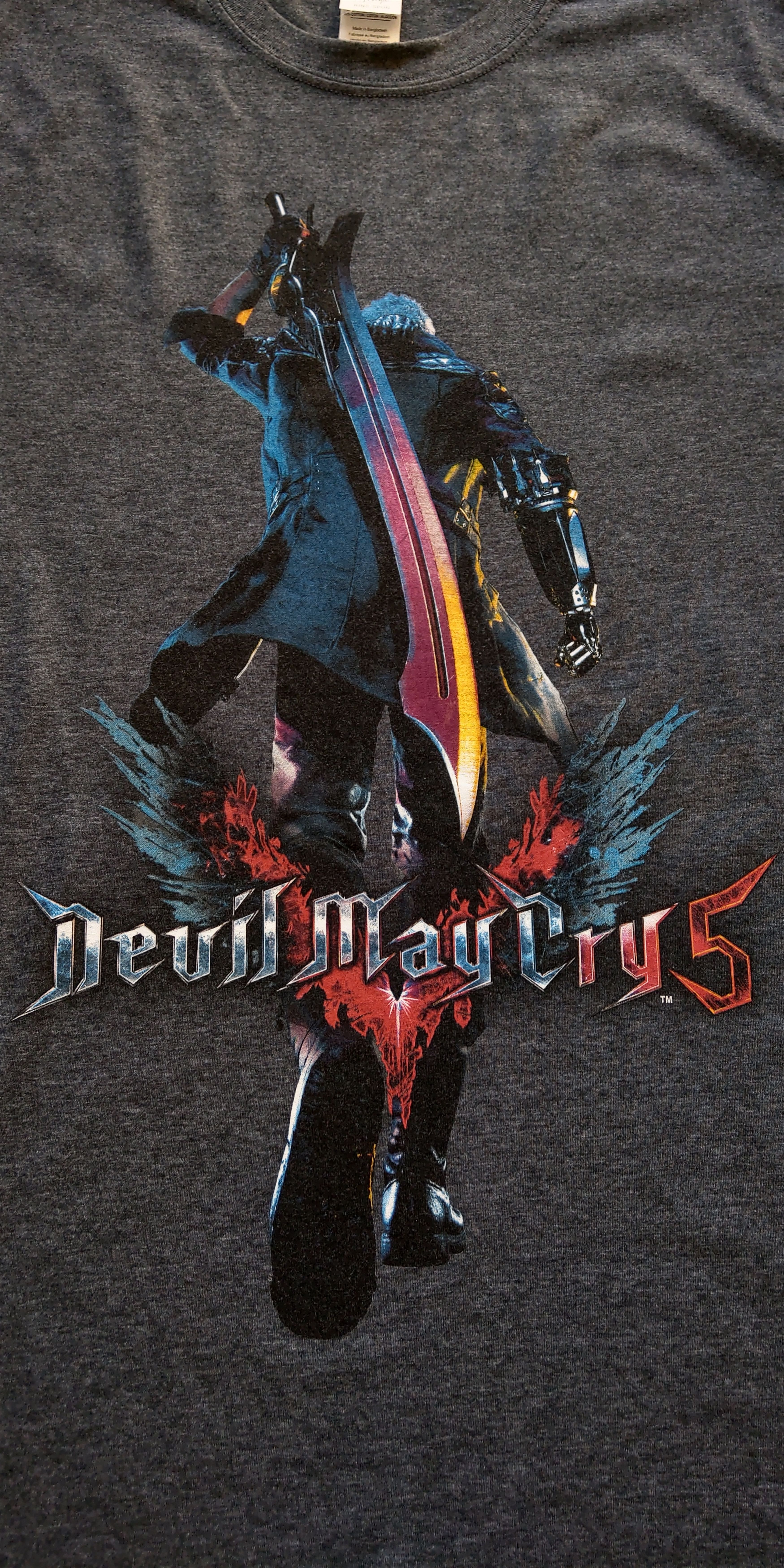 Playstation Unique Devil May Cry 5 release Shirt goth Alt Size US L / EU 52-54 / 3 - 3 Thumbnail