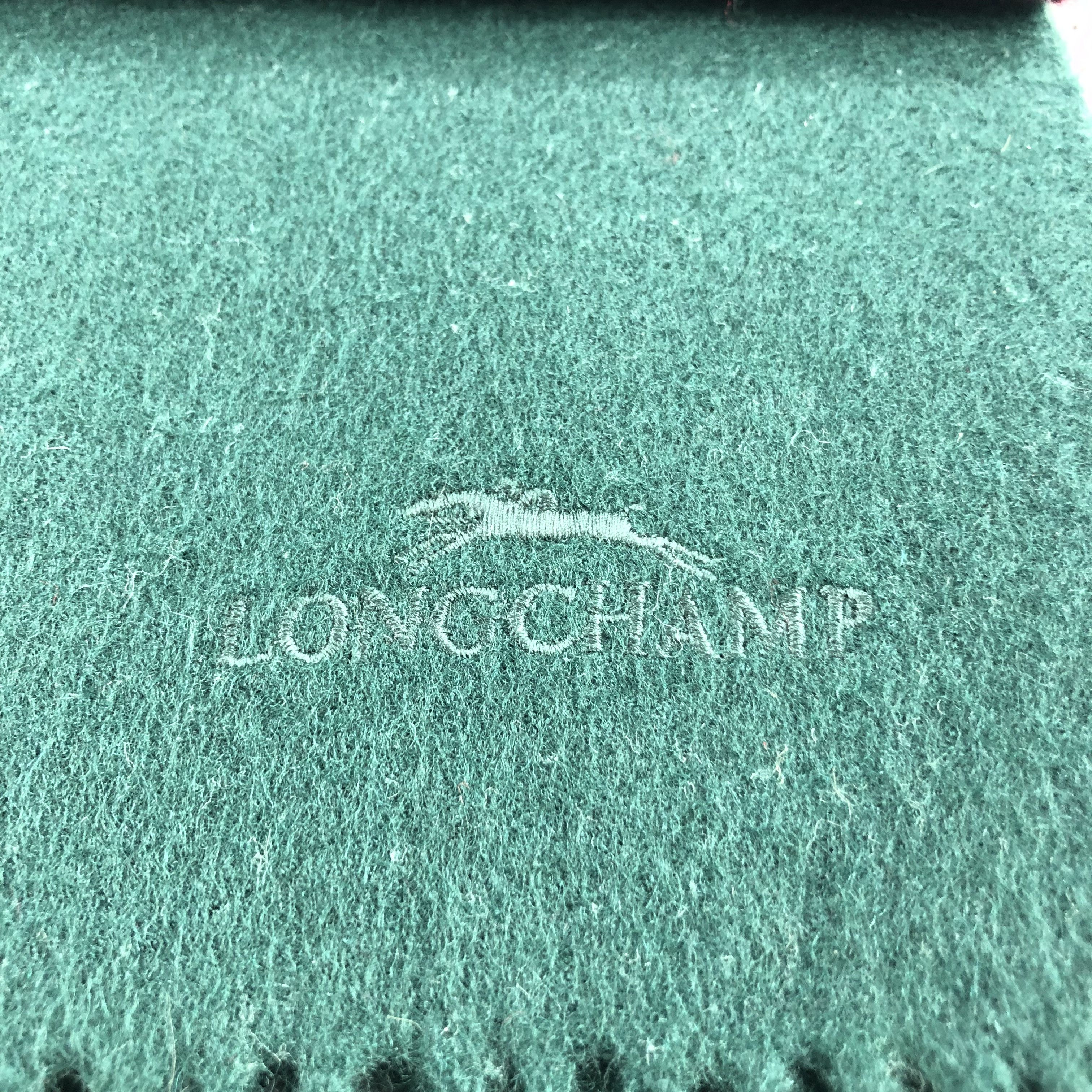 Longchamp Longchamp Tartan Wool Scarf Muffler V855 Size ONE SIZE - 4 Thumbnail