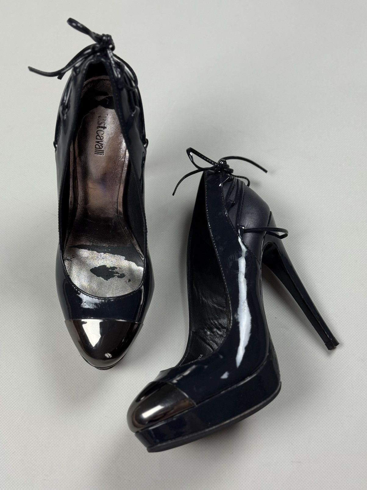 Just Cavalli Roberto Just Cavalli Ladies Pump Heels Patent Leather Size US 8 / IT 38 - 23 Thumbnail