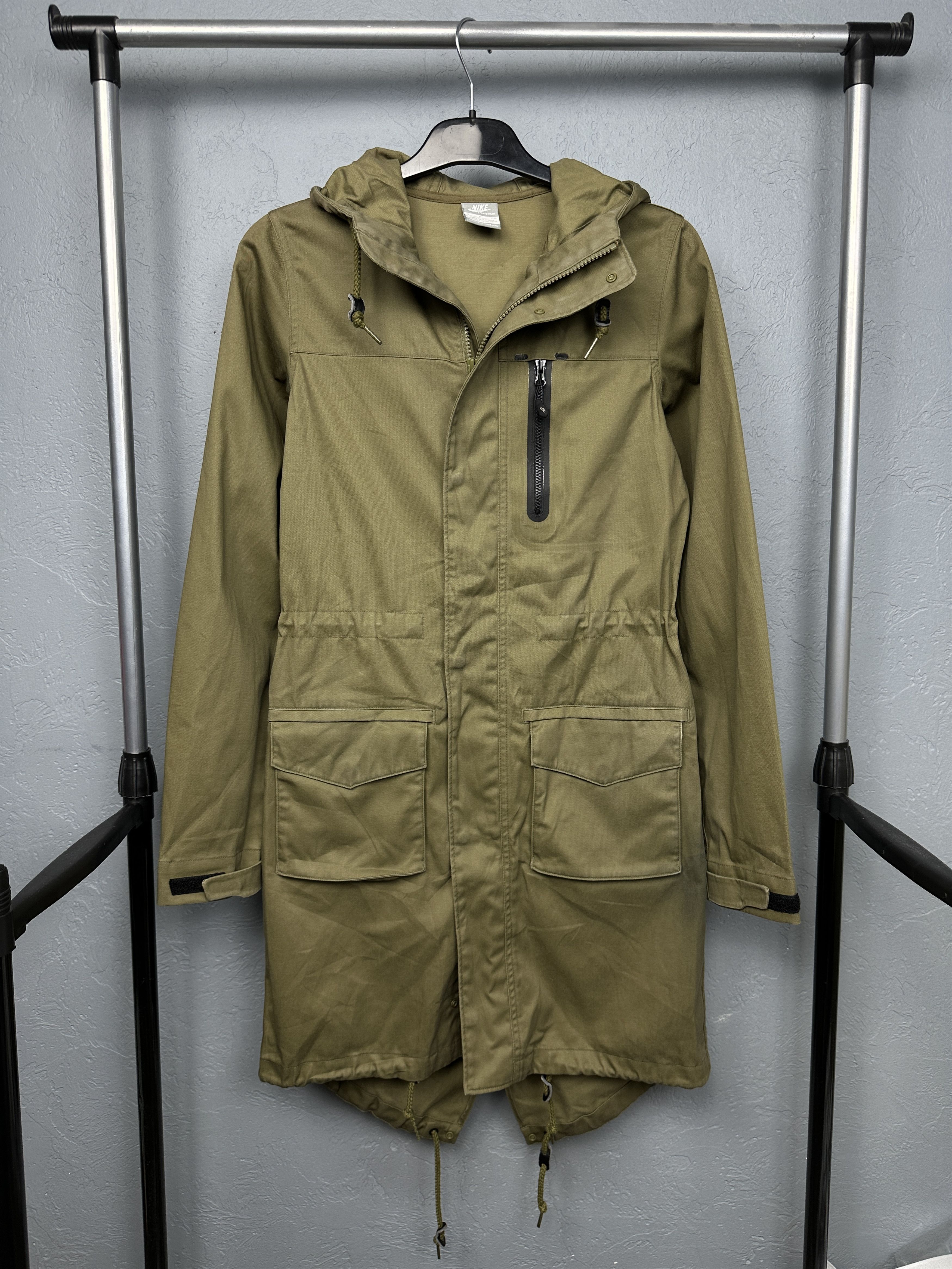 Nike Nike Tech Sportswear Womens Fishtail Parka Jacket Size S / US 4 / IT 40 - 1 Thumbnail