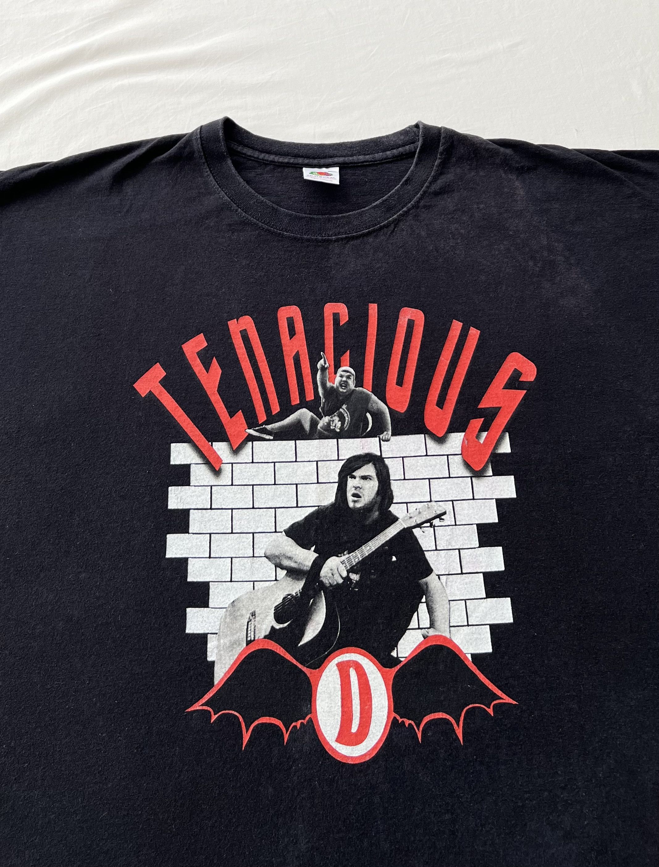 Band Tees Vintage 2000s Tenacious D Rock Band Black T-shirt Size US XXL / EU 58 / 5 - 5 Thumbnail
