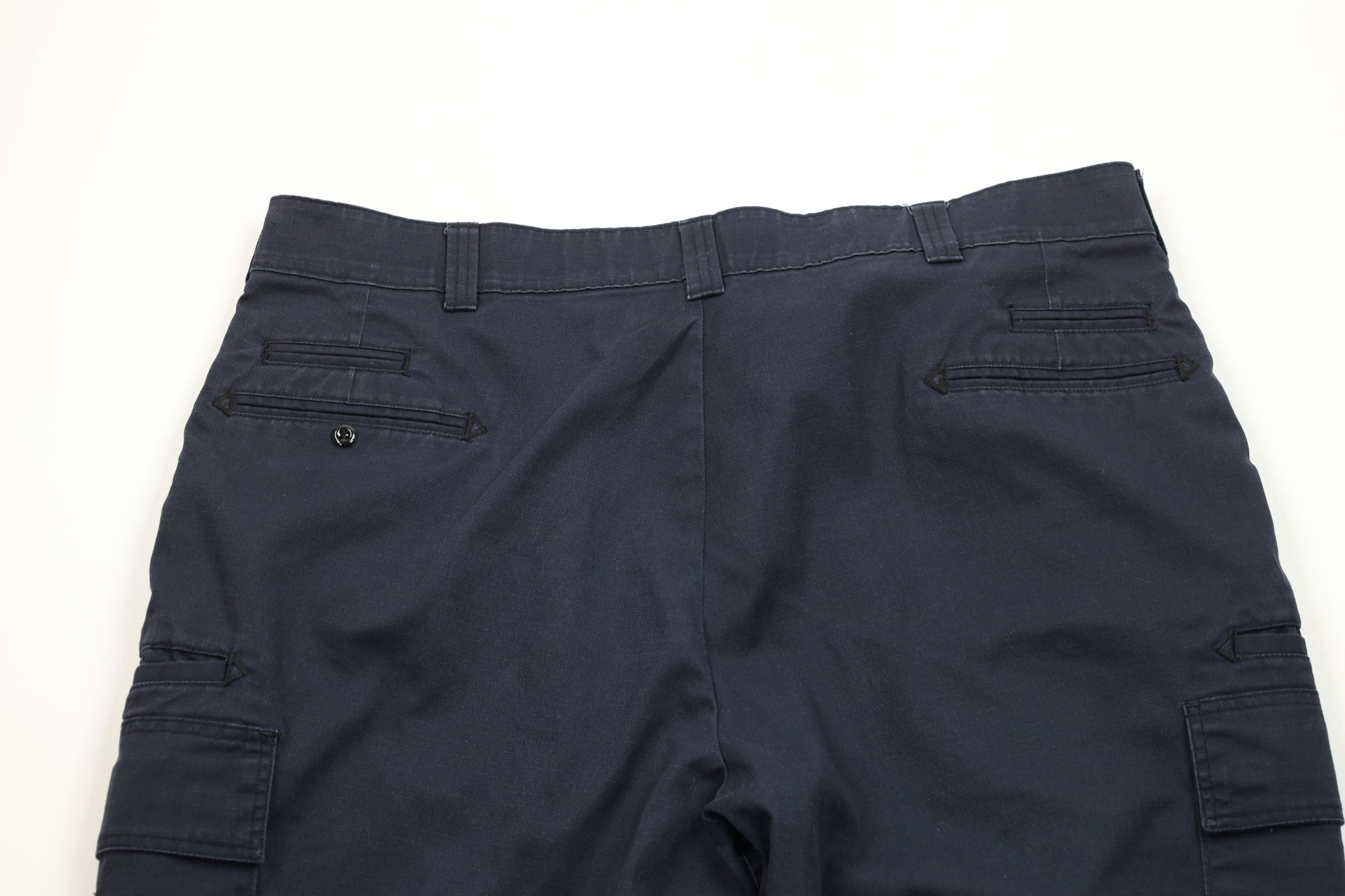 Vintage Vintage Streetwear Ripstop Wide Leg Cargo Pants Navy Blue Size US 44 / EU 60 - 11 Thumbnail