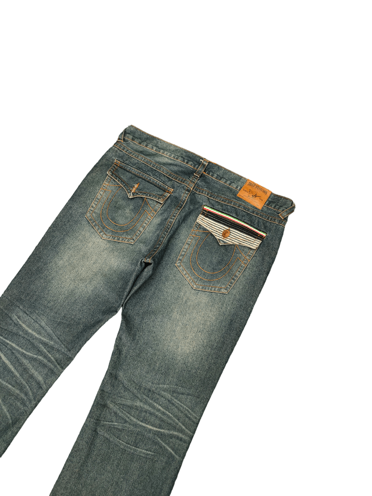True Religion Baggy Jeans True Religion Distressed Denim Jnco Southpole Size US 42 / EU 58 - 2 Thumbnail