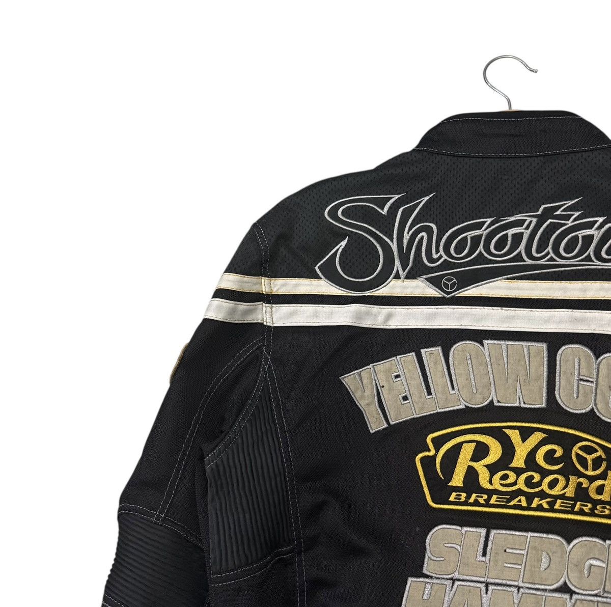 YELLOW CORN Vintage Yellowcorn Sledgehammer Moto Racing Padded Jacket Size US L / EU 52-54 / 3 - 12 Thumbnail