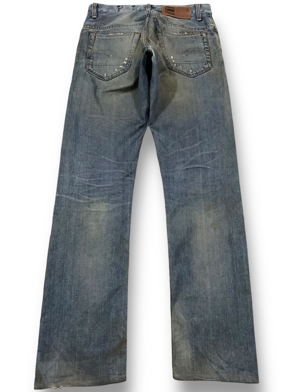 G-Star Vintage G Star Raw Mud Washed Slim Fit Jeans Made in Italy Size US 29 - 2 Thumbnail