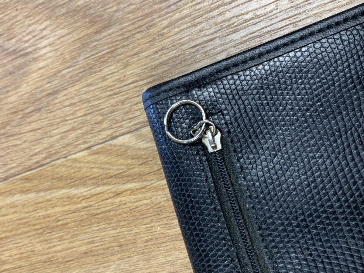 Moschino Moschino Black Leather Metal Letter Logo Purse Wallet Size ONE SIZE - 4 Thumbnail
