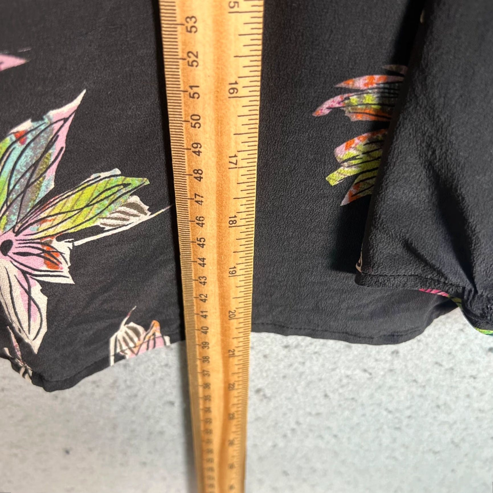 Vintage Maeve Camisole Tank Womens 6 Black Floral Lace 100% Silk Silk Polyester Sleeveless Pullover Casual Floral Flower Spring Summer Women Size M / US 6-8 / IT 42-44 - 6 Thumbnail