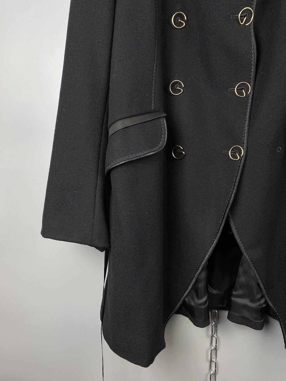 Marithe + Francois Girbaud Marithe Francois Girbaud Avant Garde Wool Long Coat Size M / US 6-8 / IT 42-44 - 6 Thumbnail