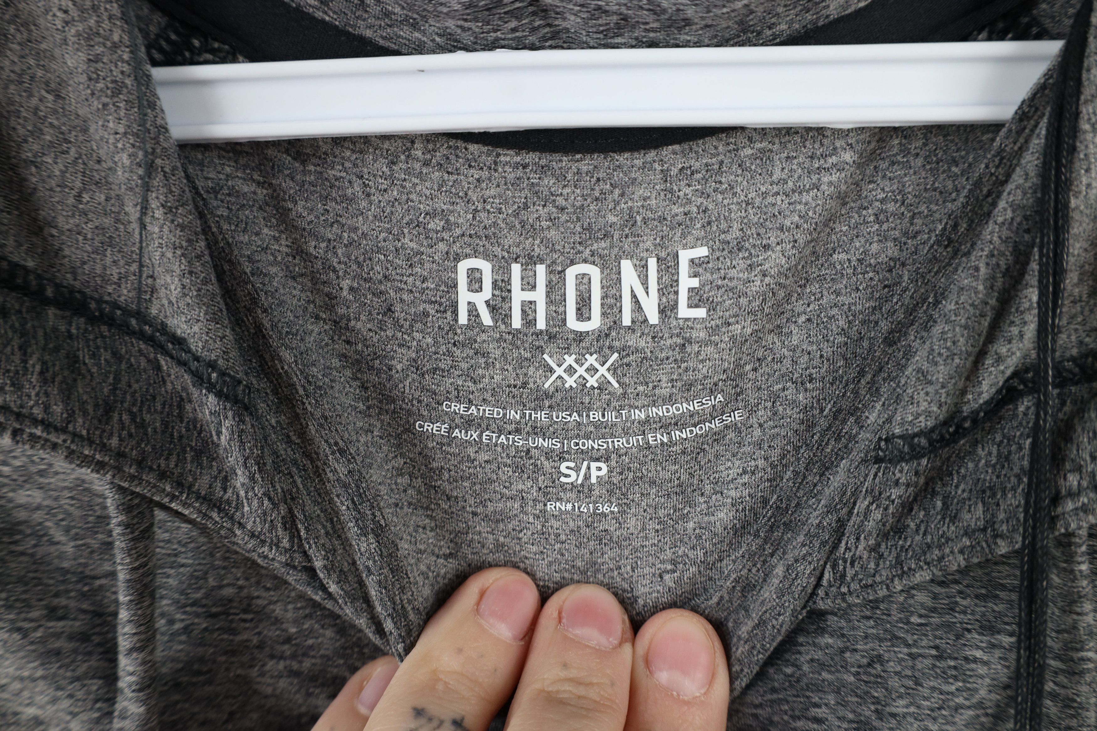 Rhone × Vintage New Rhone Knit Lightweight Running Jogging Gym Hoodie Gray Size US S / EU 44-46 / 1 - 6 Thumbnail