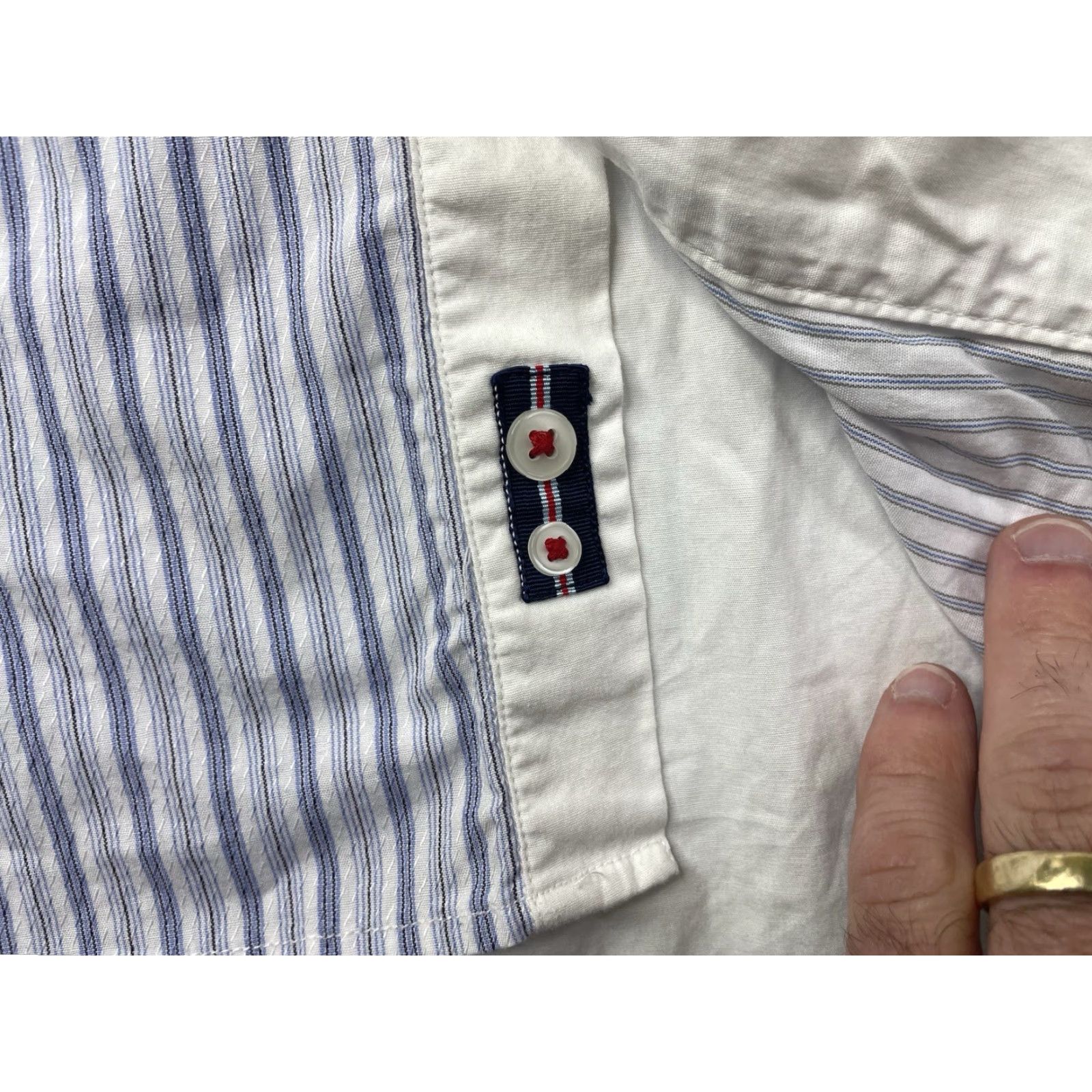 Robert Graham Robert Graham The Freshly Laundered Shirt Men Medium Multicolor Cotton Button-Up Geometric Long Sleeve Size US M / EU 48-50 / 2 - 6 Thumbnail