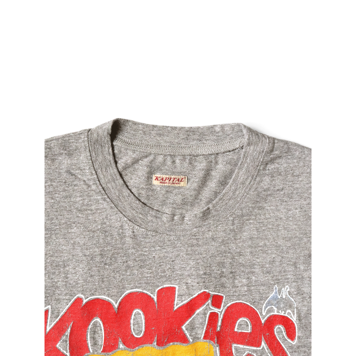 Kapital Kapital TOP Jersey Crew T-shirt (BUSTER PECKISH BOWY pt) Size US L / EU 52-54 / 3 - 4 Thumbnail