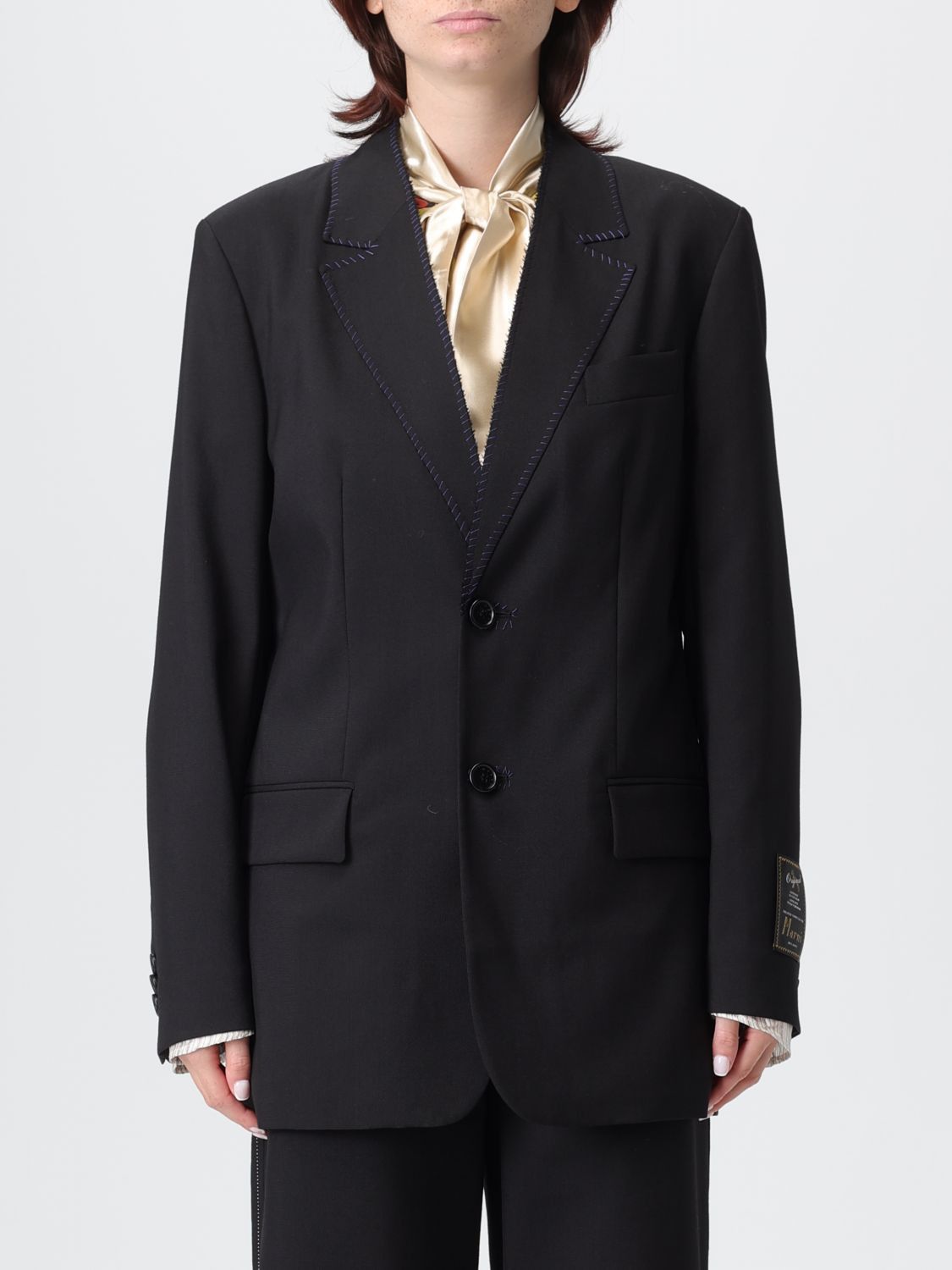 Marni Marni Jacket Woman Black Size S / US 4 / IT 40 - 1 Thumbnail