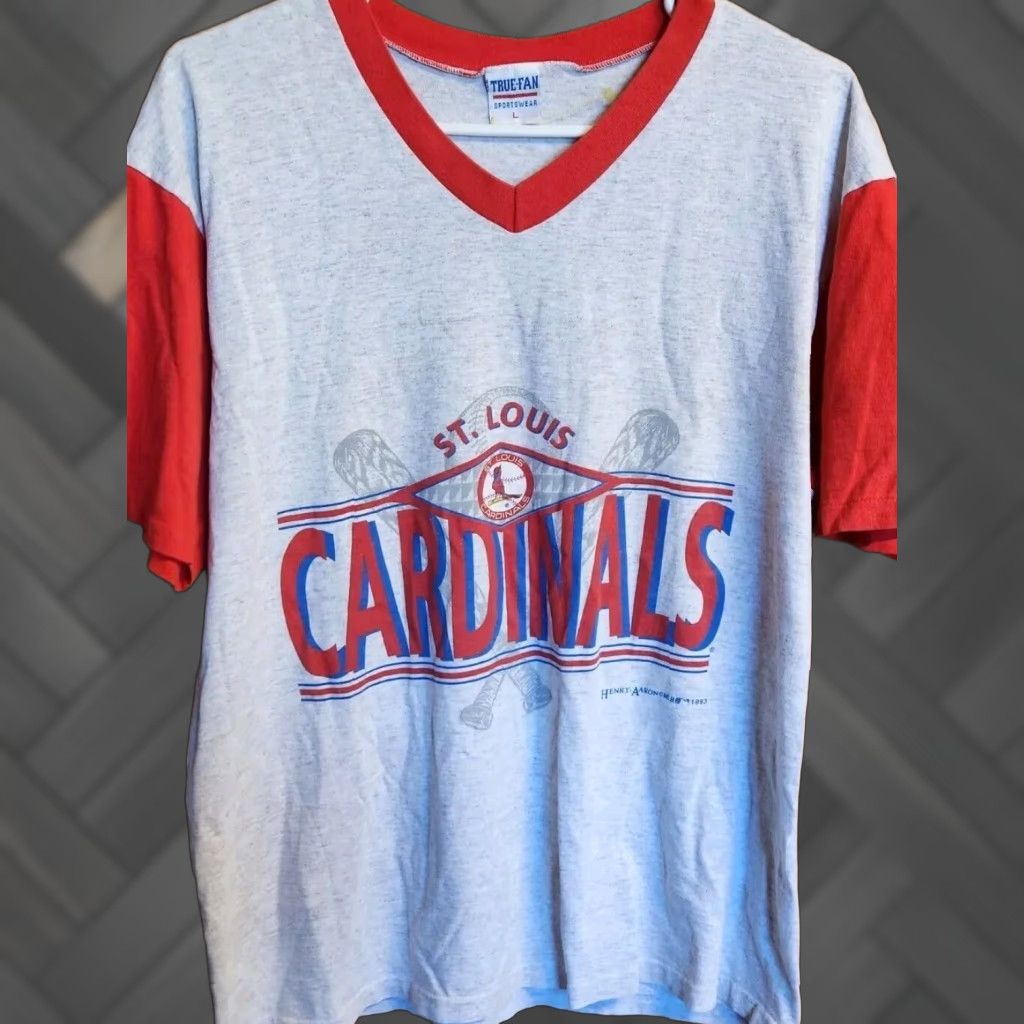 MLB VINTAGE True-Fan Sportswear T Shirt MLB St Louis Cardinals Men's L Size US L / EU 52-54 / 3 - 1 Thumbnail