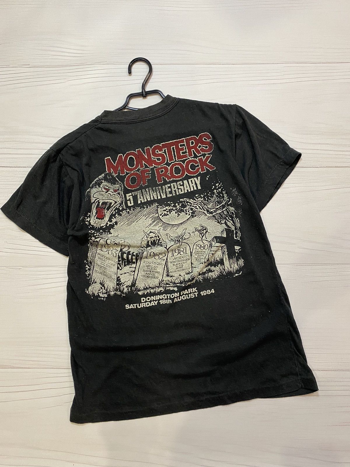 AC/DC × Band Tees × Vintage Rare vintage Monster of Rock 1984 AC/DC Van Hallen and other Size US S / EU 44-46 / 1 - 2 Thumbnail