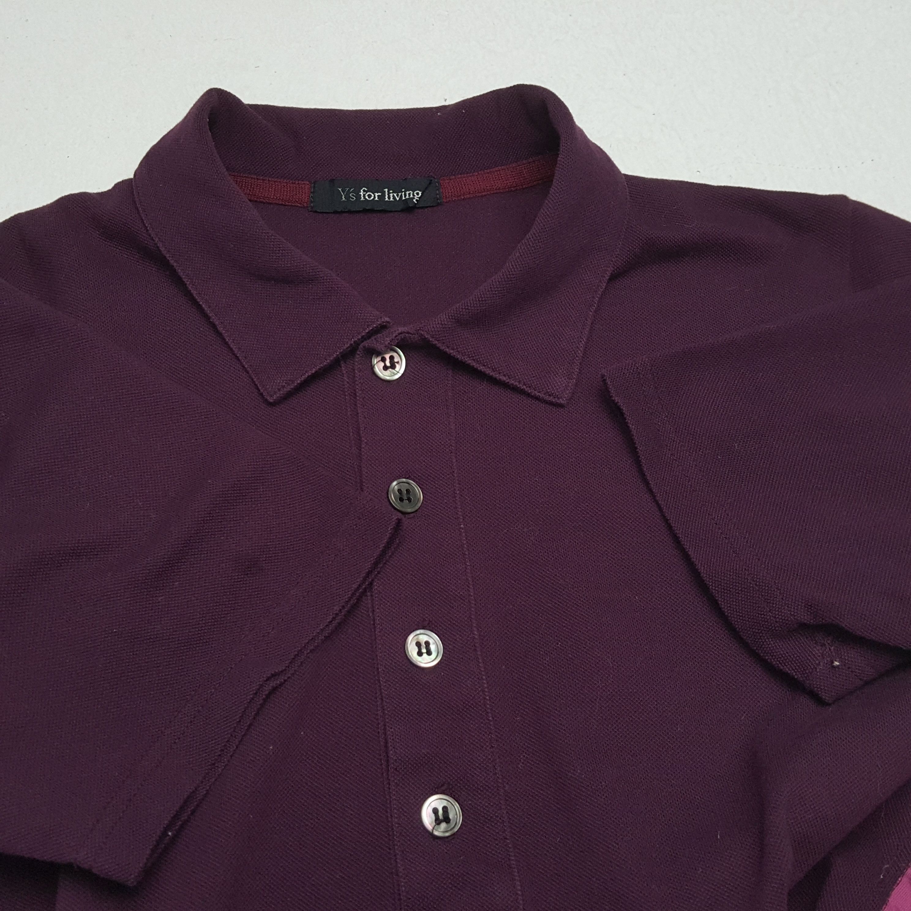 Vintage × Y's × Yohji Yamamoto Y'S FOR LIVING by YOHJI YAMAMOTO Japanese Designer Polos Size S / US 4 / IT 40 - 6 Thumbnail
