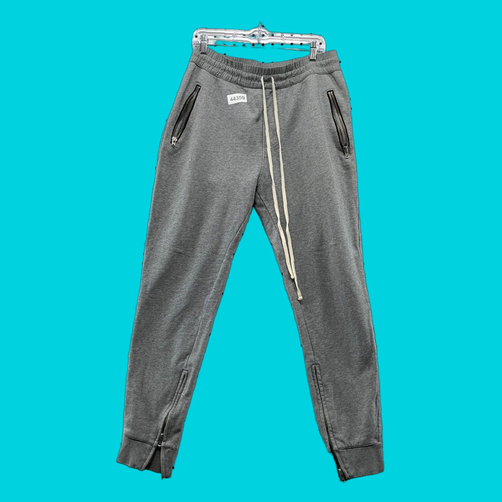 Fear of God Fear Of God FOG Essentials Pants Men L Gray Jogger Zip Ankle 34x30 Size US 33 - 1 Thumbnail