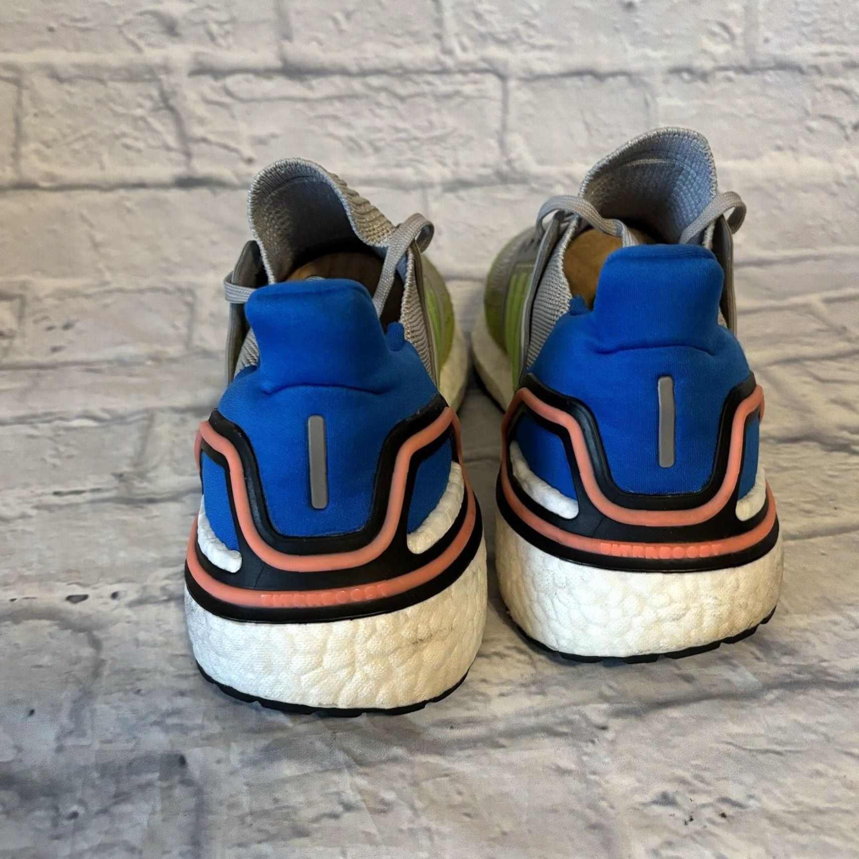 Adidas Adidas UltraBoost 20 Signal Green/Glory Blue/Grey FX0899 Sneaker Men 9.5 Medium Gray Athletic Running & Jogging 2020 Size US 9 / EU 42 - 5 Thumbnail