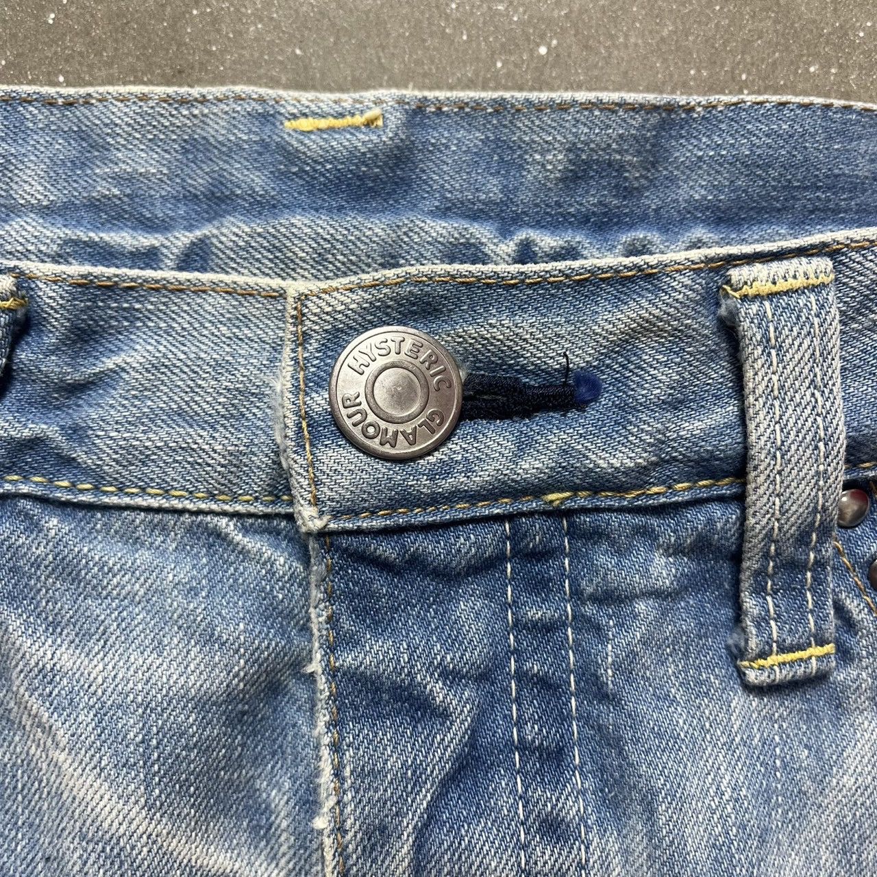 Hysteric Glamour × Le Grande Bleu (L.G.B.) Hysteric Glamour Denim Mini Skirt Size 31" - 5 Thumbnail