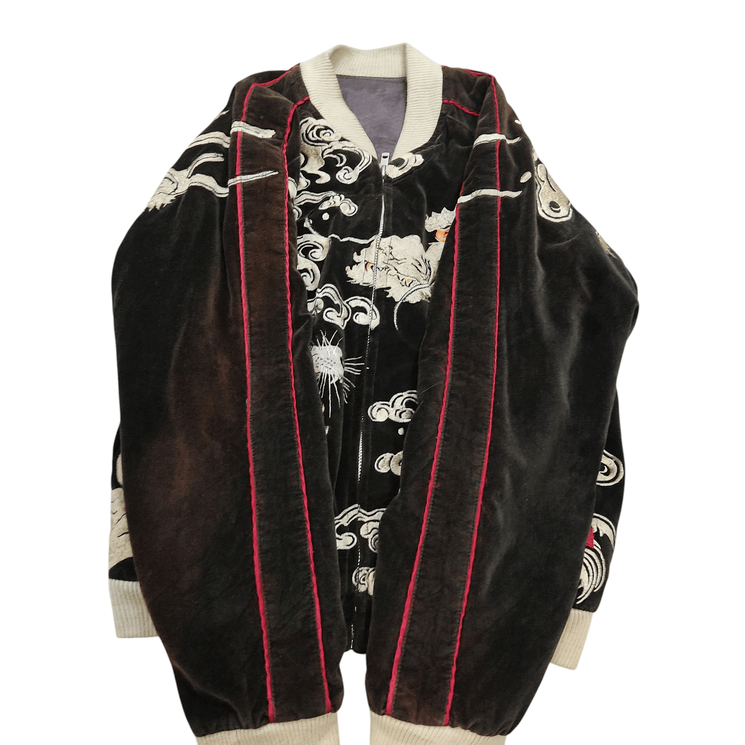 Japanese Brand Japanese Classic Script Reversible Sukajan Jacket Size US S / EU 44-46 / 1 - 10 Thumbnail
