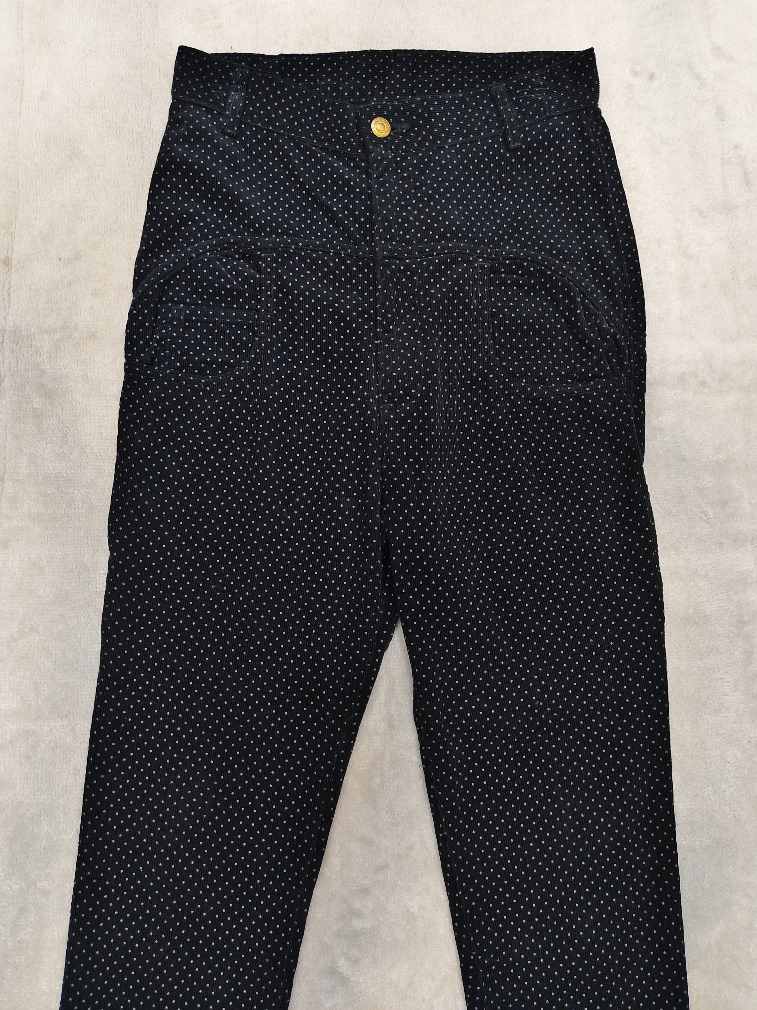 mercibeaucoup DOPE💥Mercibeaucoup🇯🇵 Drop Crotch Polkadot Corduroy Size 28" / US 6 / IT 42 - 2 Thumbnail