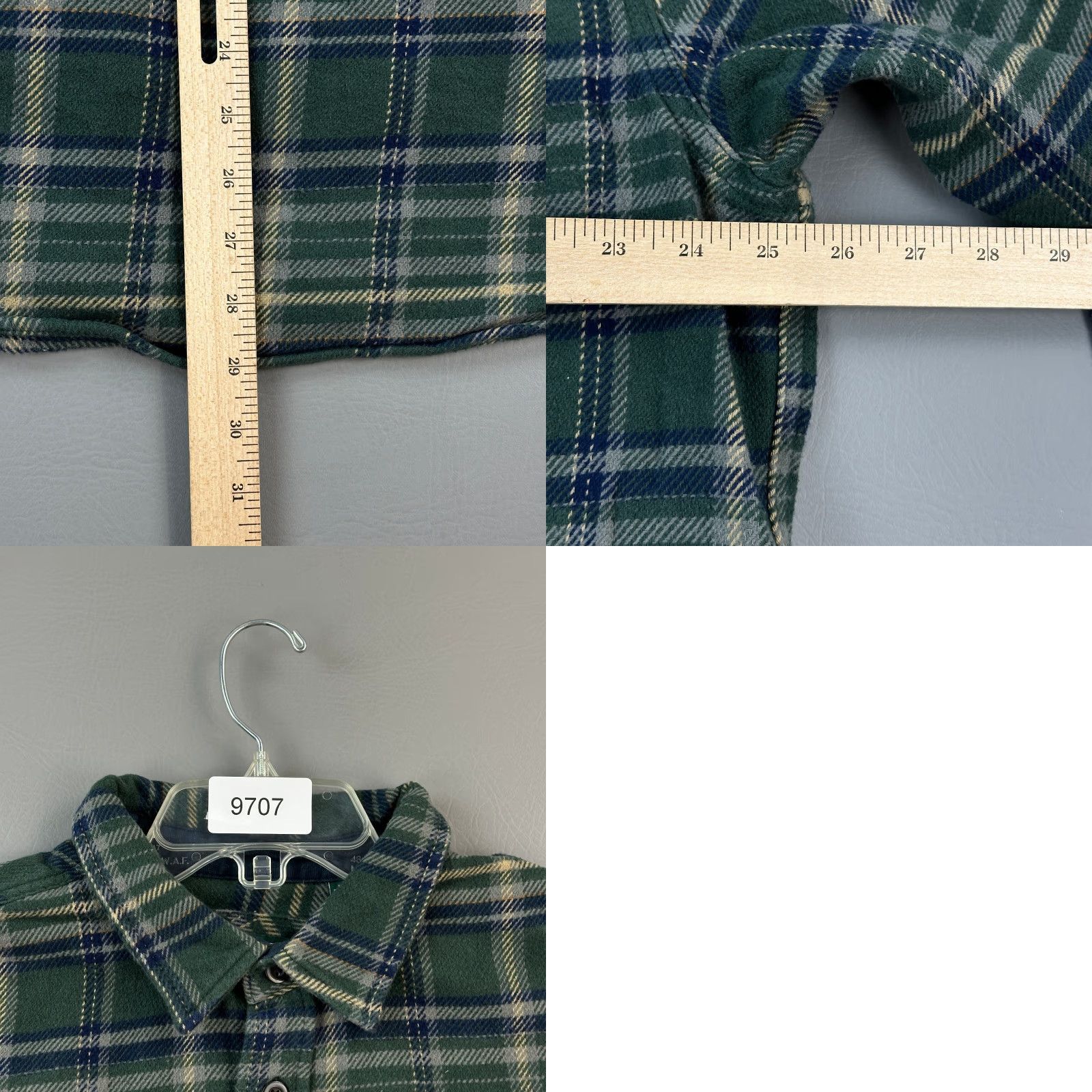 Vintage Woolrich Brawny Shirt Mens 2XL Green Plaid Heavyweights Pockets Workwear Shacket Size US XXL / EU 58 / 5 - 9 Thumbnail