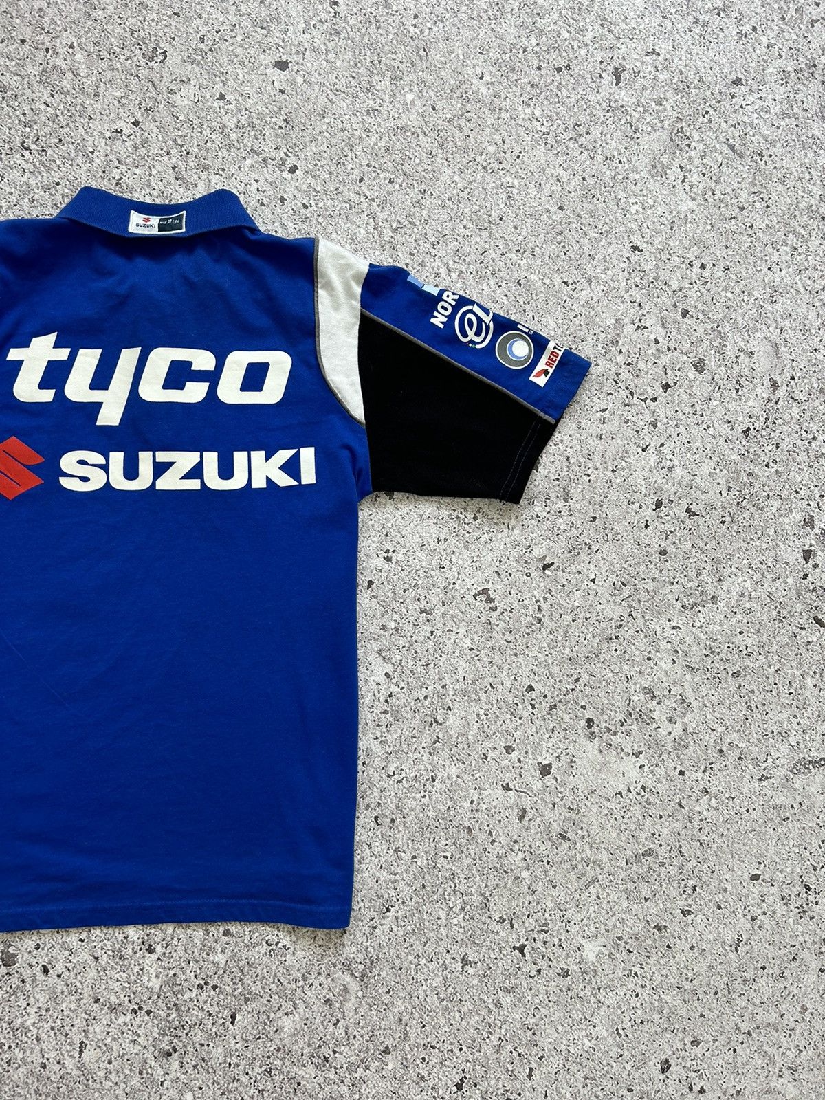Vintage Suzuki Tyco Gas Racing Streetwear Polo T-Shirt Size US S / EU 44-46 / 1 - 8 Thumbnail