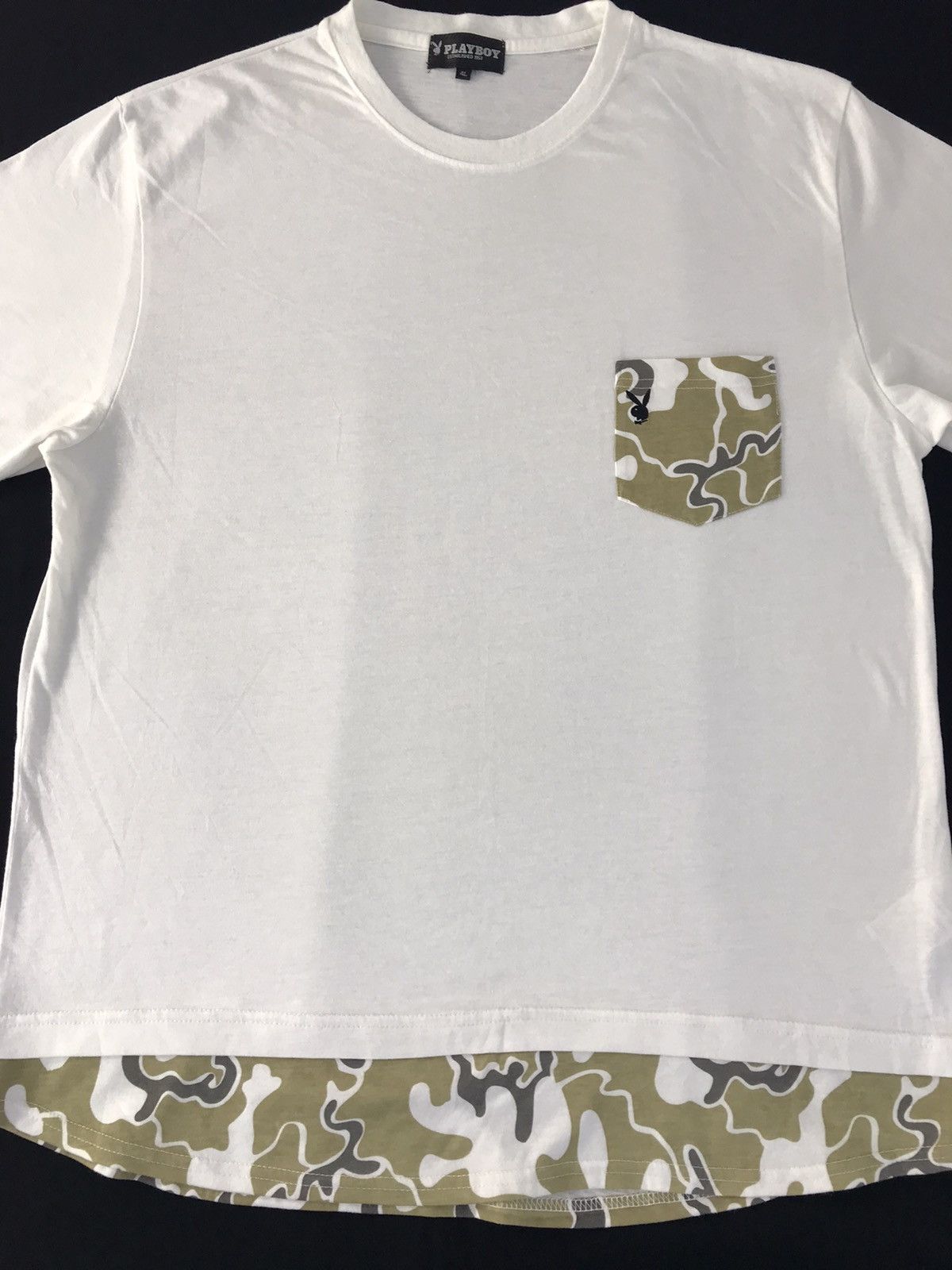 Playboy Playboy Camo Single Pocket Crewneck Printed Tee Size US XL / EU 56 / 4 - 3 Thumbnail