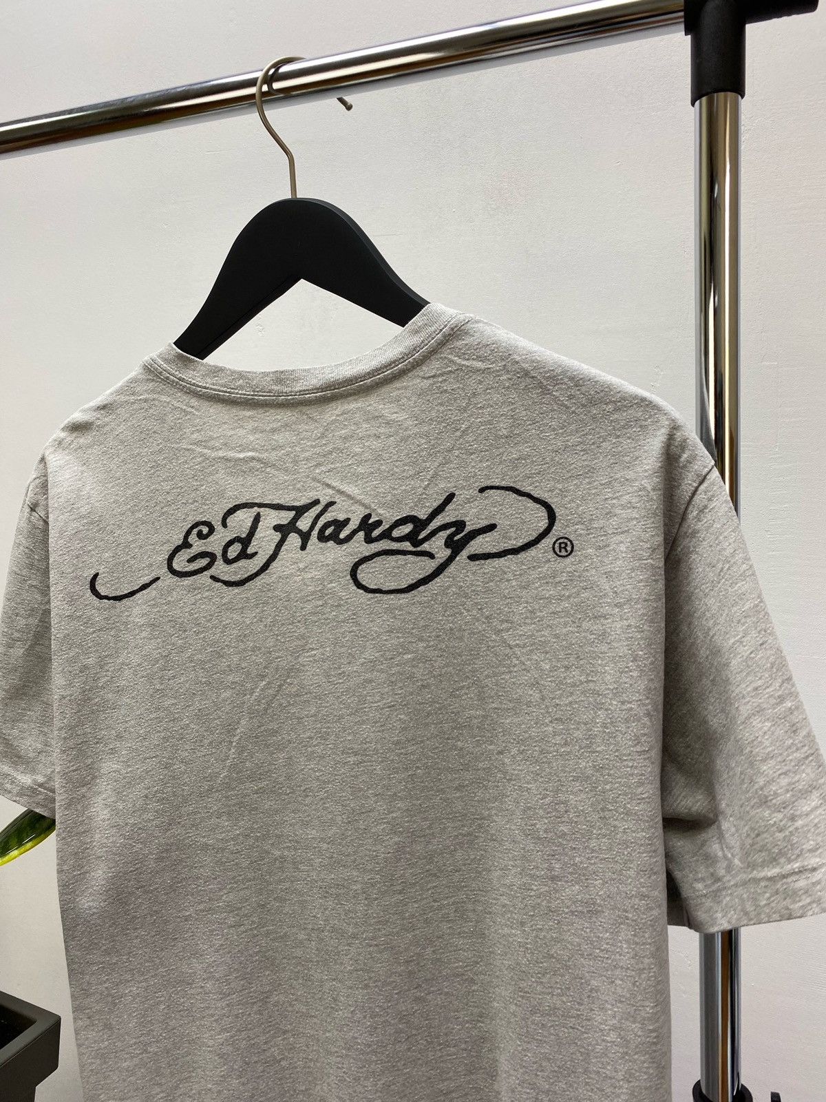 Christian Audigier × Ed Hardy Vintage 00’s Ed Hardy Hype T-Shirt Size US L / EU 52-54 / 3 - 24 Thumbnail