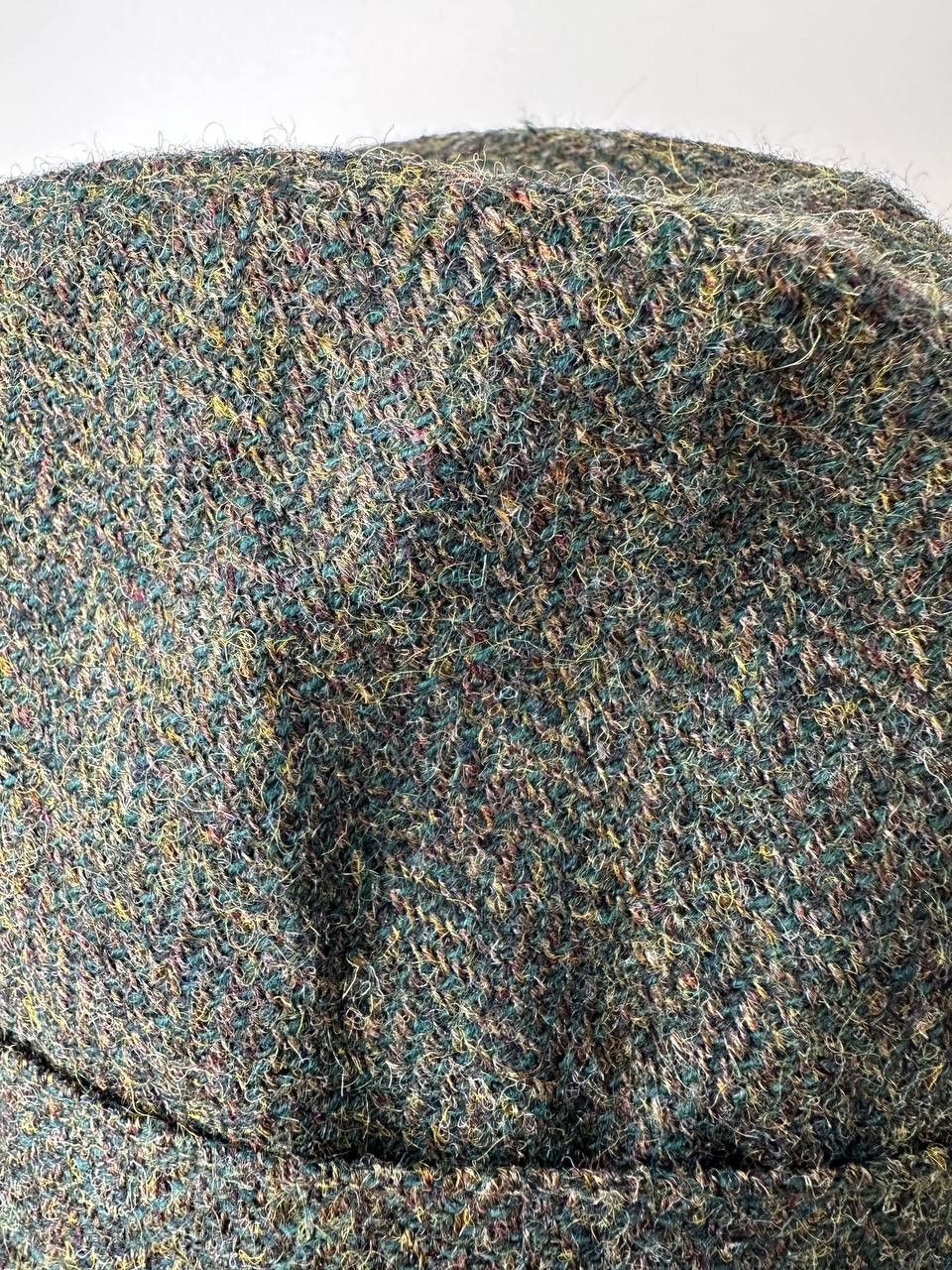 Designer Olney Headwear Wool Tweed Bucket Hat Green England Vintage Size ONE SIZE - 3 Thumbnail