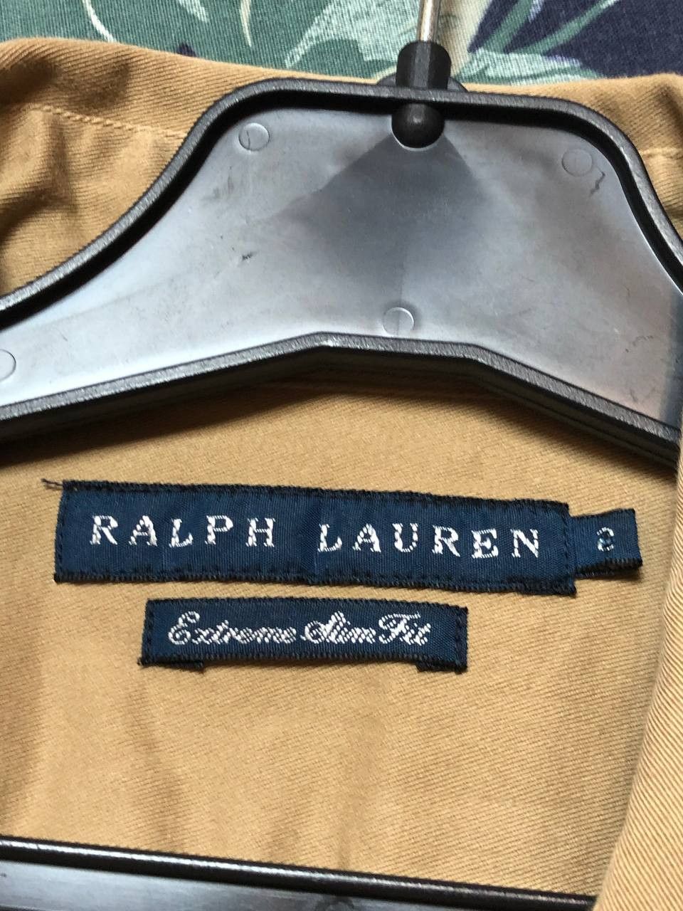 Polo Ralph Lauren Ralph Lauren Leather-Trim Twill Shirt Tan Brown Safari Size M / US 6-8 / IT 42-44 - 2 Thumbnail