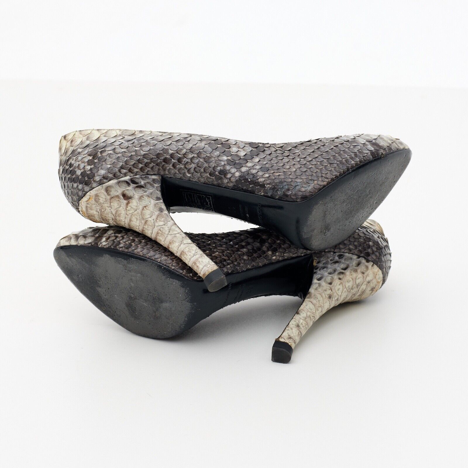 Dolce & Gabbana Dolce&Gabbana Python Leather Heels Size US 9 / IT 39 - 7 Thumbnail