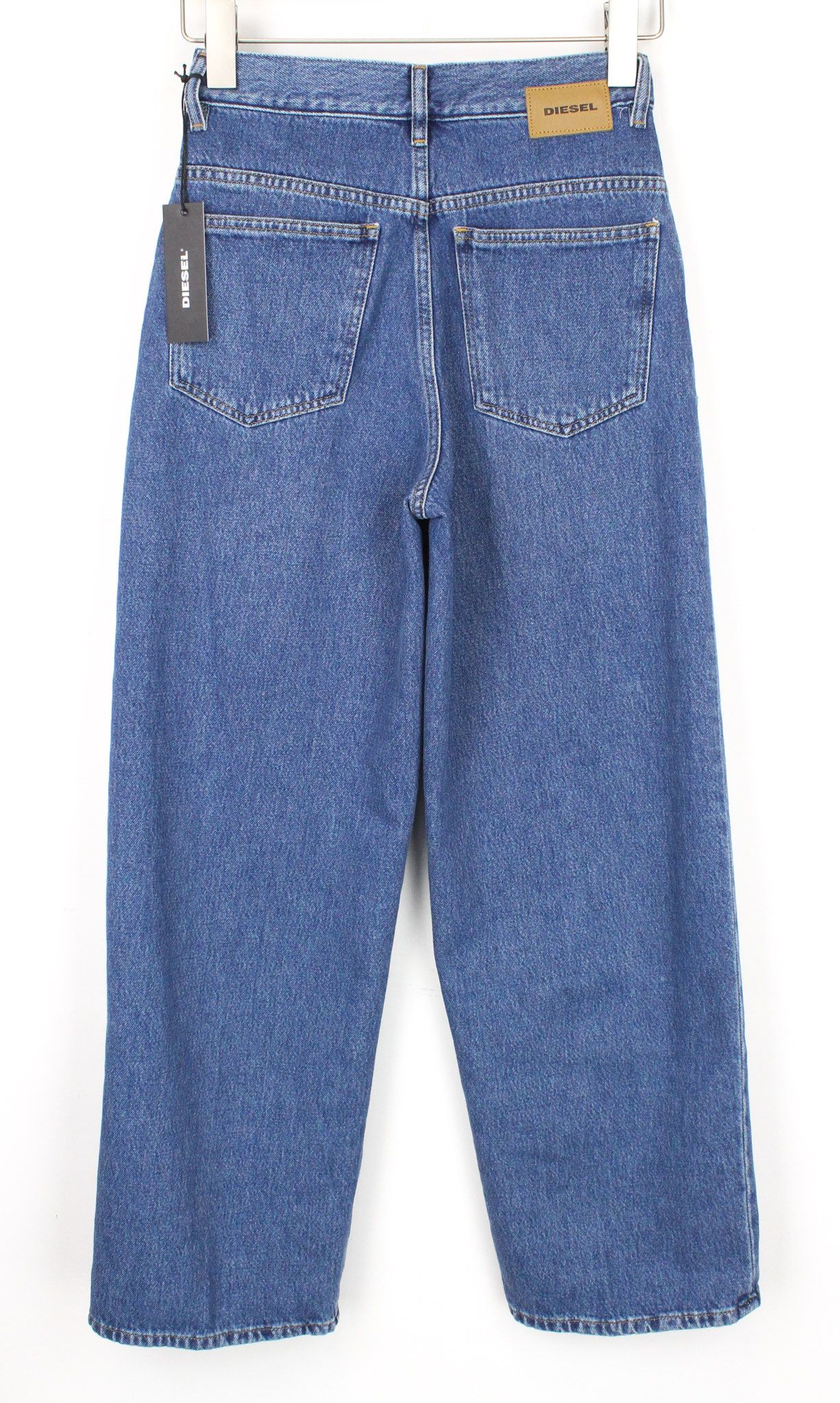 Diesel WIDEE 080AN W25/L32 Blue Cotton Jeans 71256 Size 25" / US 0 / IT 36 - 4 Thumbnail