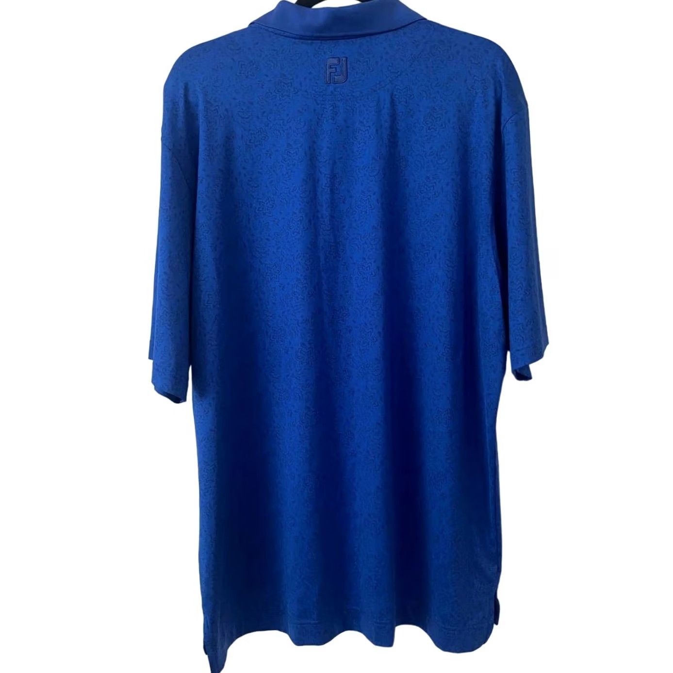 Footjoy FootJoy Blue Collared Shortsleeve Golf Shirt Floral Quarter Button Up - Large Size US L / EU 52-54 / 3 - 2 Thumbnail