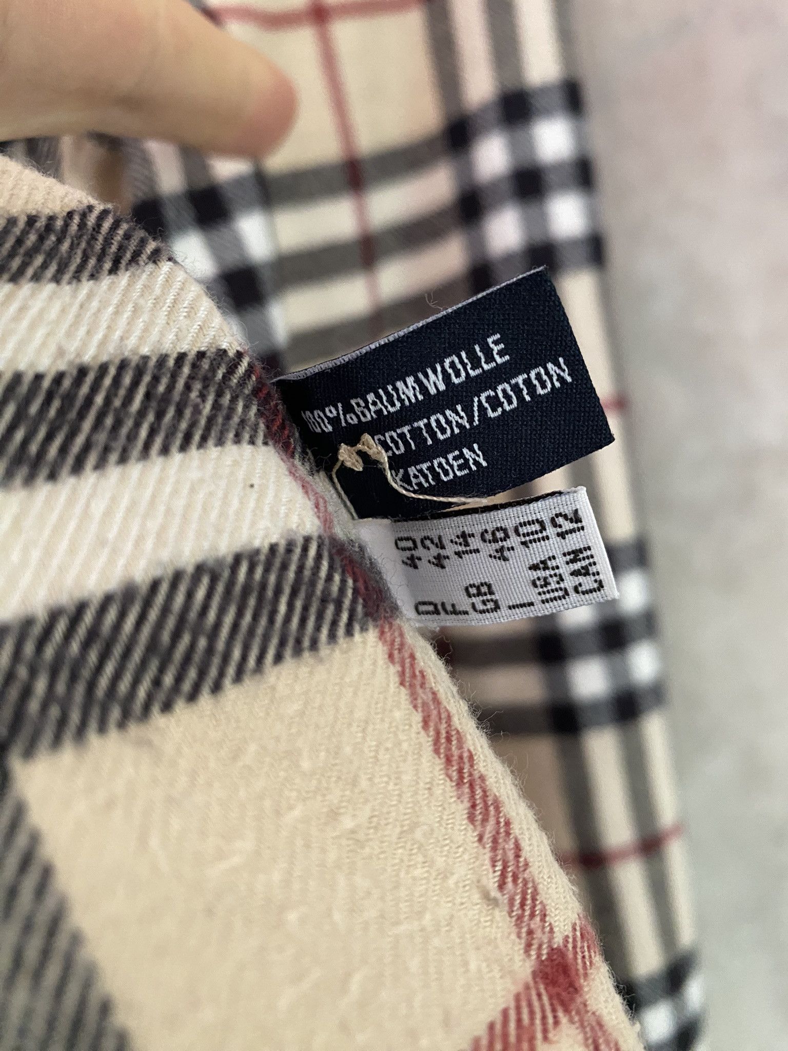 Burberry × Designer Burberry Shirt Nova Check Luxury Size M / US 6-8 / IT 42-44 - 4 Thumbnail