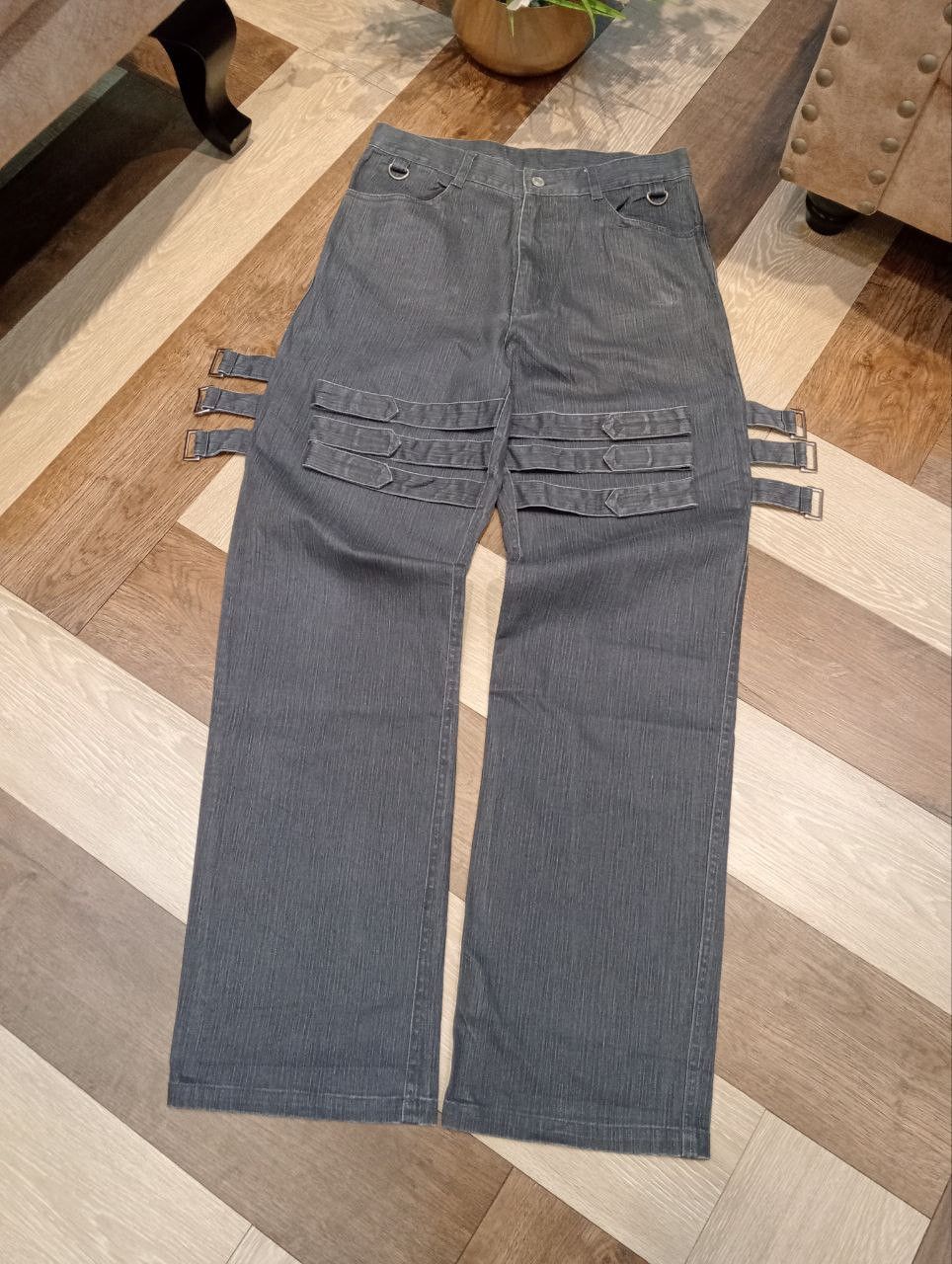 If Six Was Nine SLASH NUMBER JAPAN STRETCH BANDAGE PANTS Size US 31 - 2 Thumbnail