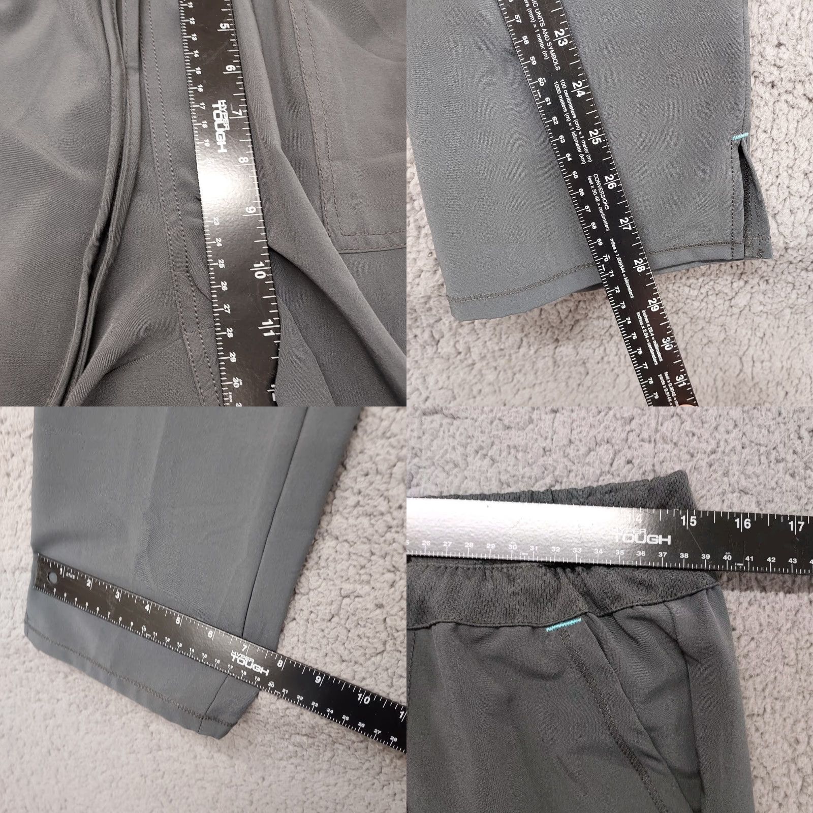 Vintage NWT Scrubstar Pants Size Medium Pewter Medical Pants Drawstring And Stretch Women Gray Cotton Size US 31 - 8 Thumbnail