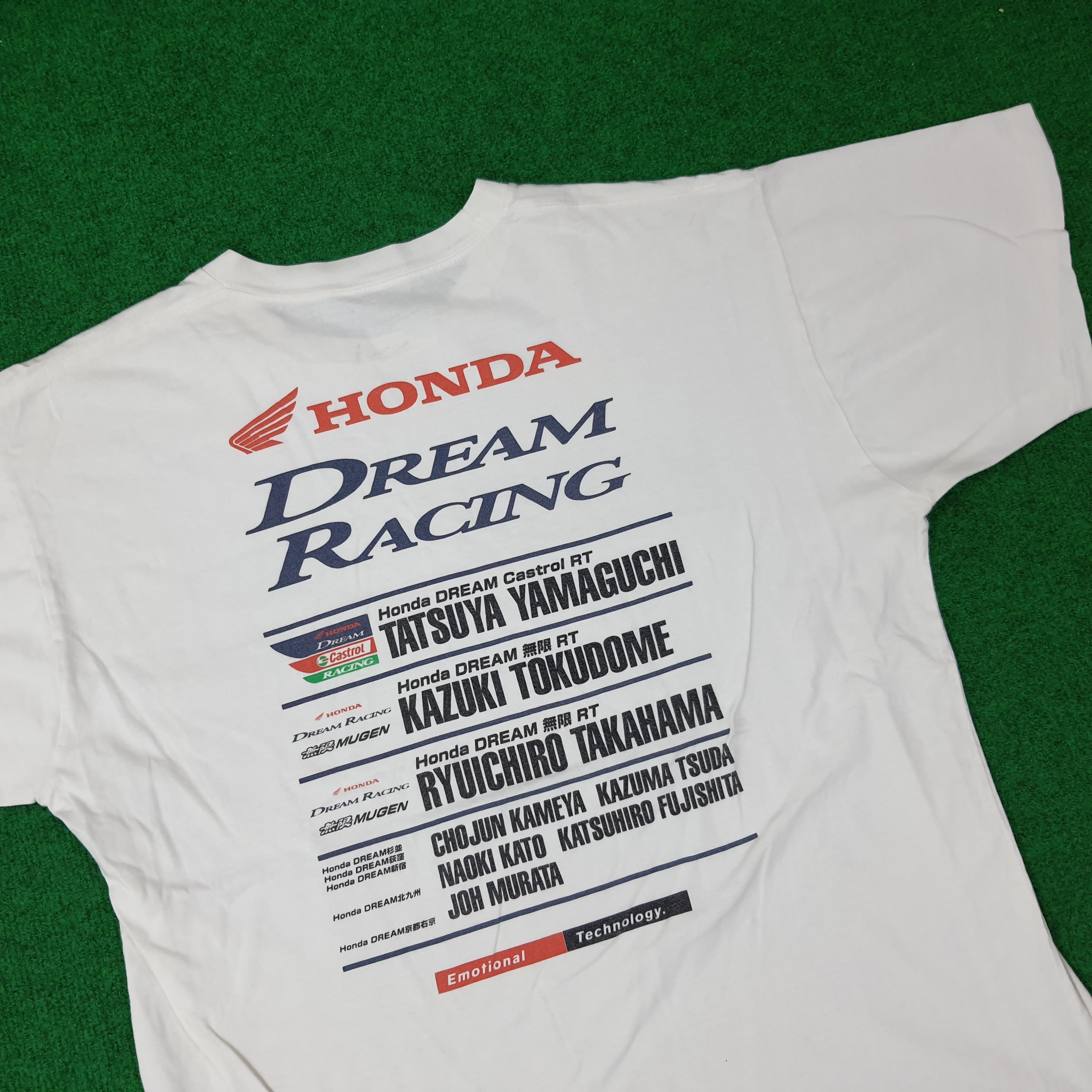 Honda Vintage Honda Racing Dream Mugen Motorsports Tshirt C267N26 Size US L / EU 52-54 / 3 - 2 Thumbnail