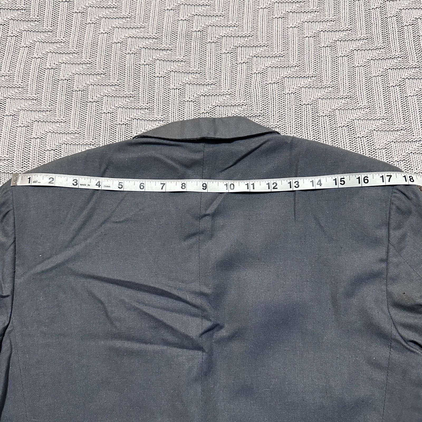 Yves Saint Laurent Vintage YSL steel gray sport coat blazer size 40R Size 40R - 9 Thumbnail