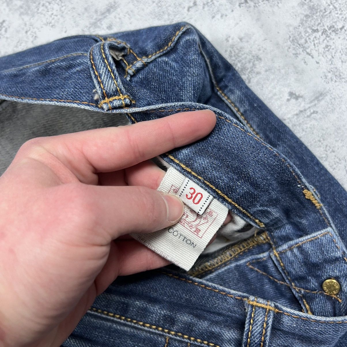 Evisu 00s Evisu Embroidered Logo Vintage Selvedge Denim Pants Size US 30 / EU 46 - 10 Thumbnail