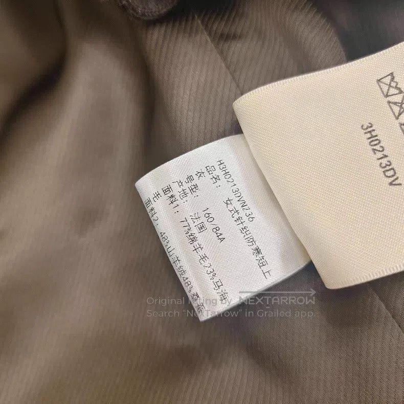 Hermes Hermes Wool blend knitted cold-proof suit jacket Size XS / US 0-2 / IT 36-38 - 3 Thumbnail