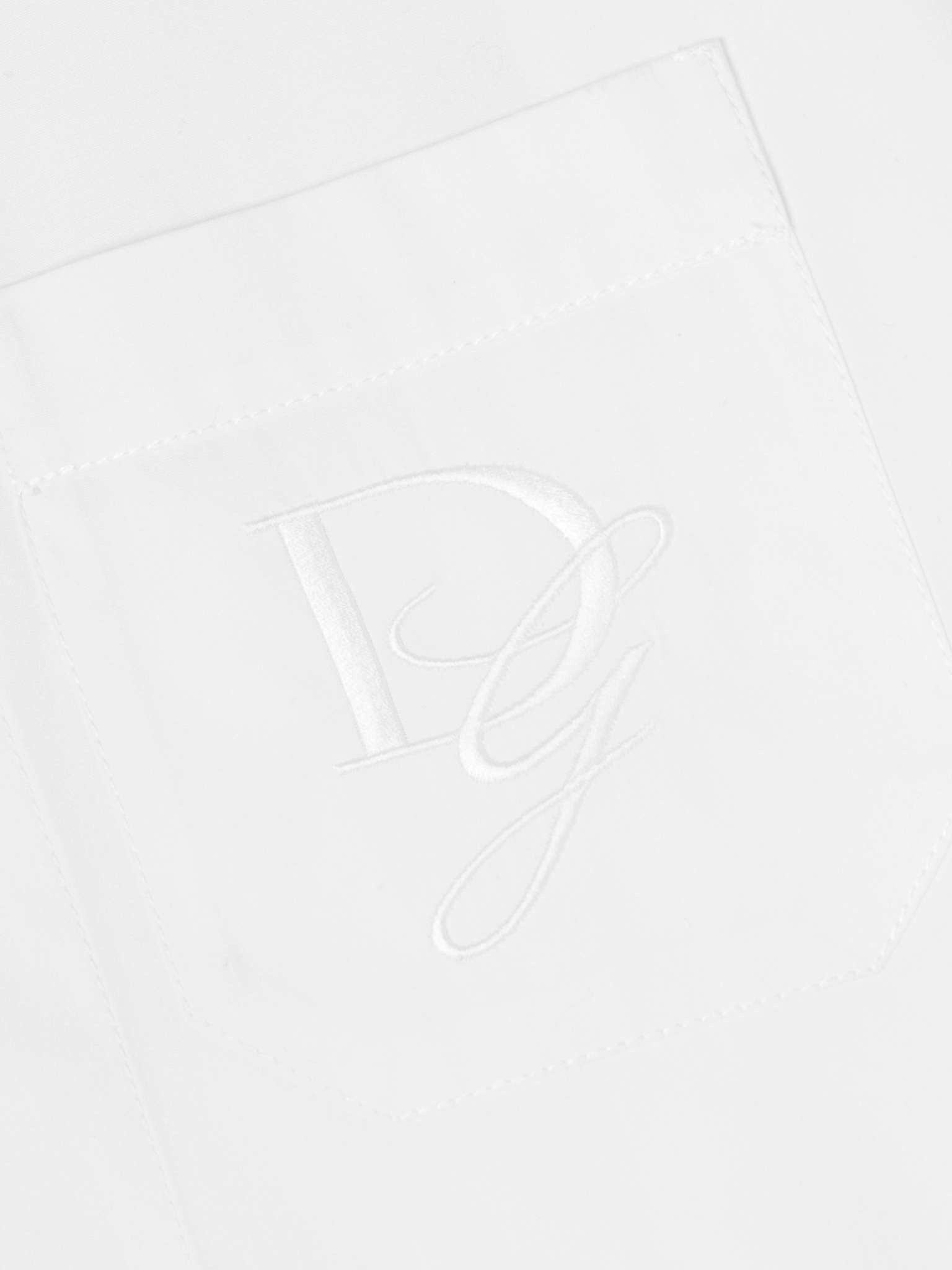 Dolce & Gabbana o1s22i1n0225 Short-sleeved Shirt in White Size US M / EU 48-50 / 2 - 4 Thumbnail