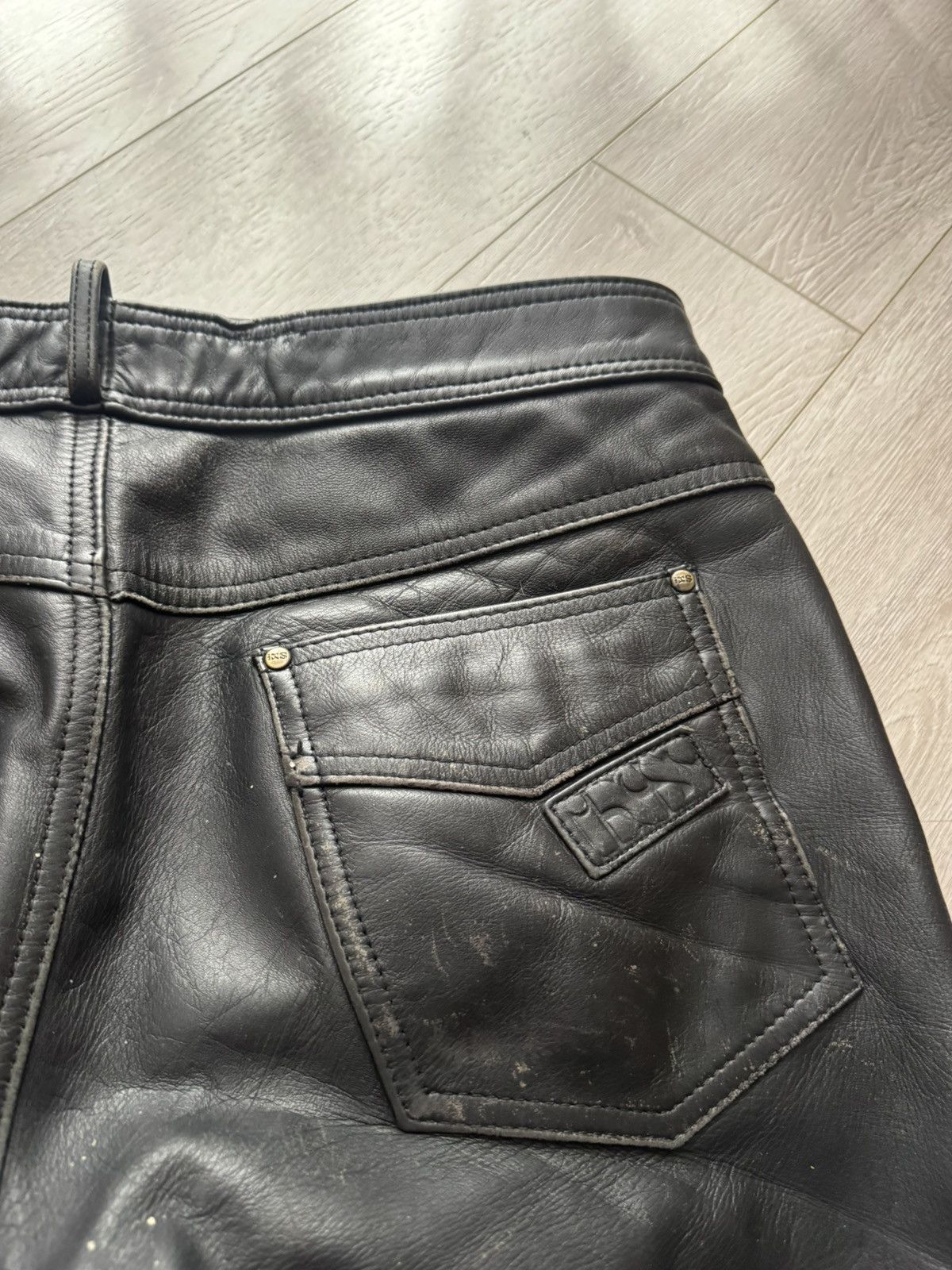Leather Vintage IXS Leather Pants Black Riding Y2K Archival Size US 34 / EU 50 - 12 Thumbnail