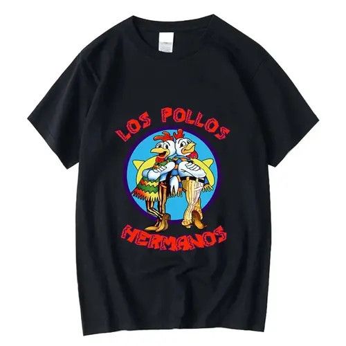 image of Vintage Breaking Bad Los Pollos Chicken Brothers in Black, Men's (Size Medium)