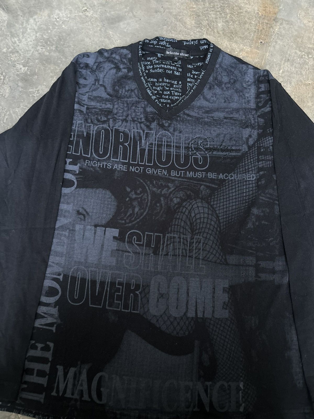 Hysteric Glamour Y2k Detectibe Struct Ifsixwasnine Lgb Punk Style Longsleeve Size US L / EU 52-54 / 3 - 3 Thumbnail