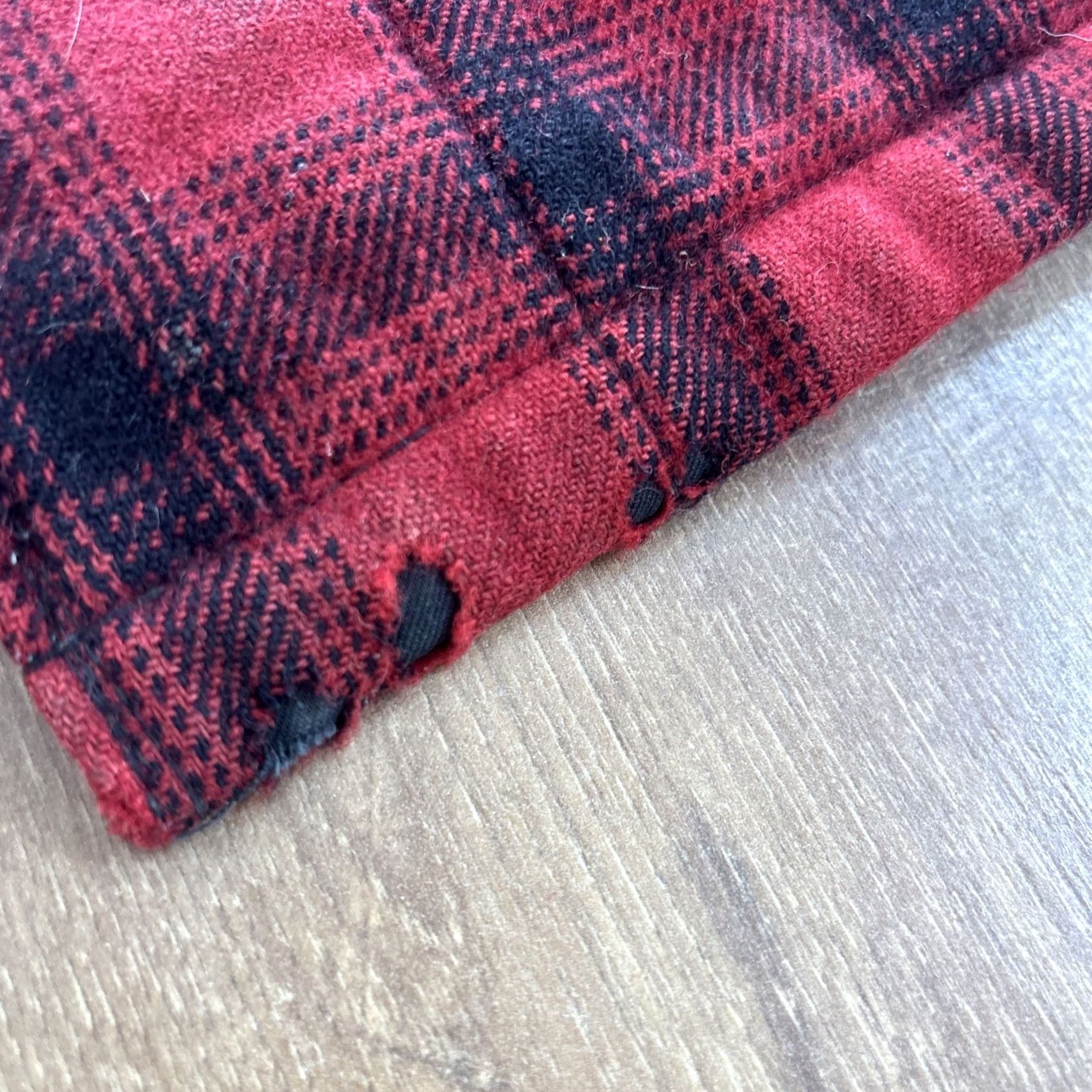 Vintage VINTAGE Woolrich MACKINAW Jacket Pant Suit Wool Buffalo Plaid Hunting Outfit Large Red Woolen Mills Mens Size 42R - 4 Thumbnail