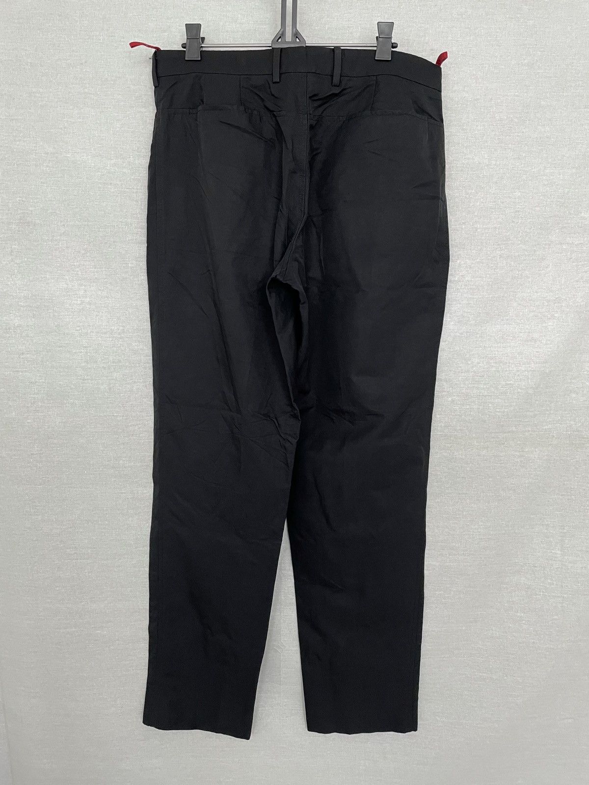 Prada Prada Black Trousers Fine Twill Wool Made in Italy Size US 34 / EU 50 - 3 Thumbnail