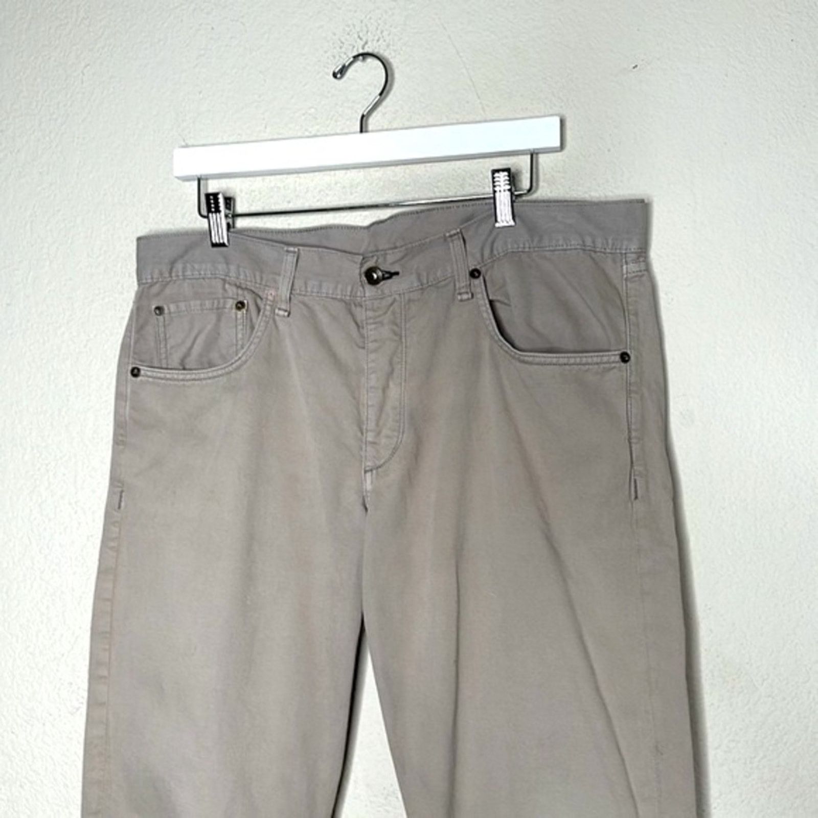 Rag & Bone Rag & Bone Standard Issue Fit 2 Slim Leg Pants Stone Size 36 Size US 36 / EU 52 - 4 Thumbnail