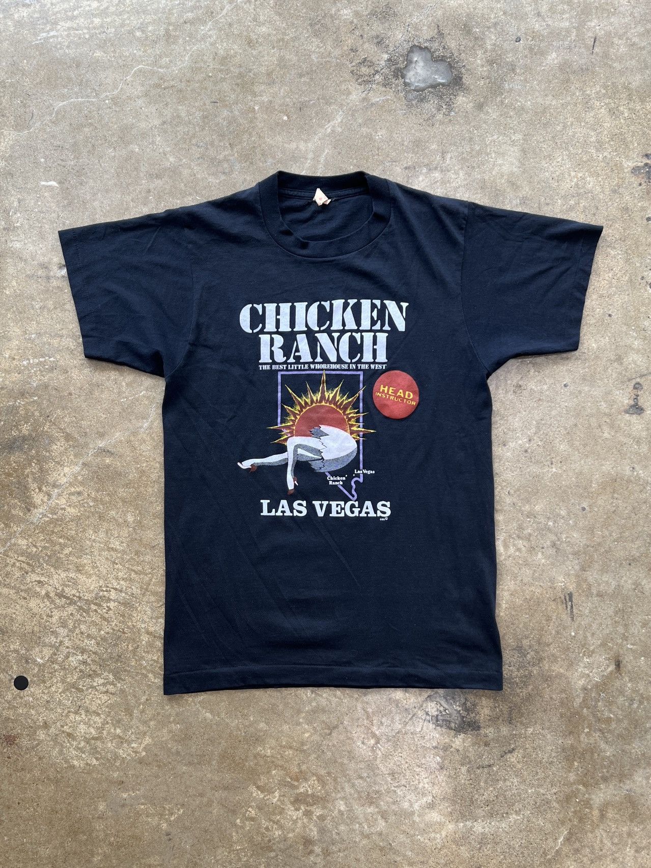 Vintage Vintage Chicken Ranch Las Vegas Attraction Promo Tee Small Size US S / EU 44-46 / 1 - 2 Thumbnail